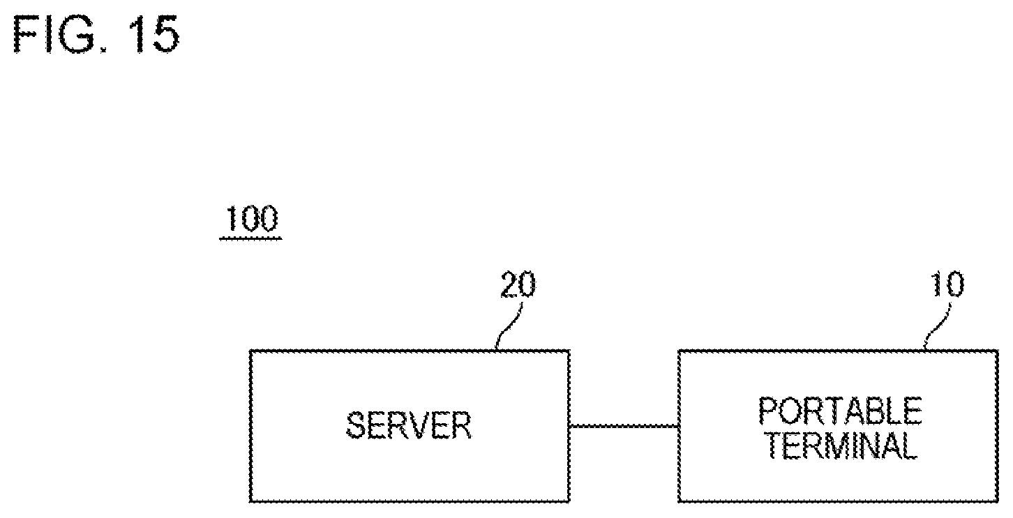 Patent US12417483 Figure 15 – Portable terminal, system, processing method, and non-transitory storage medium