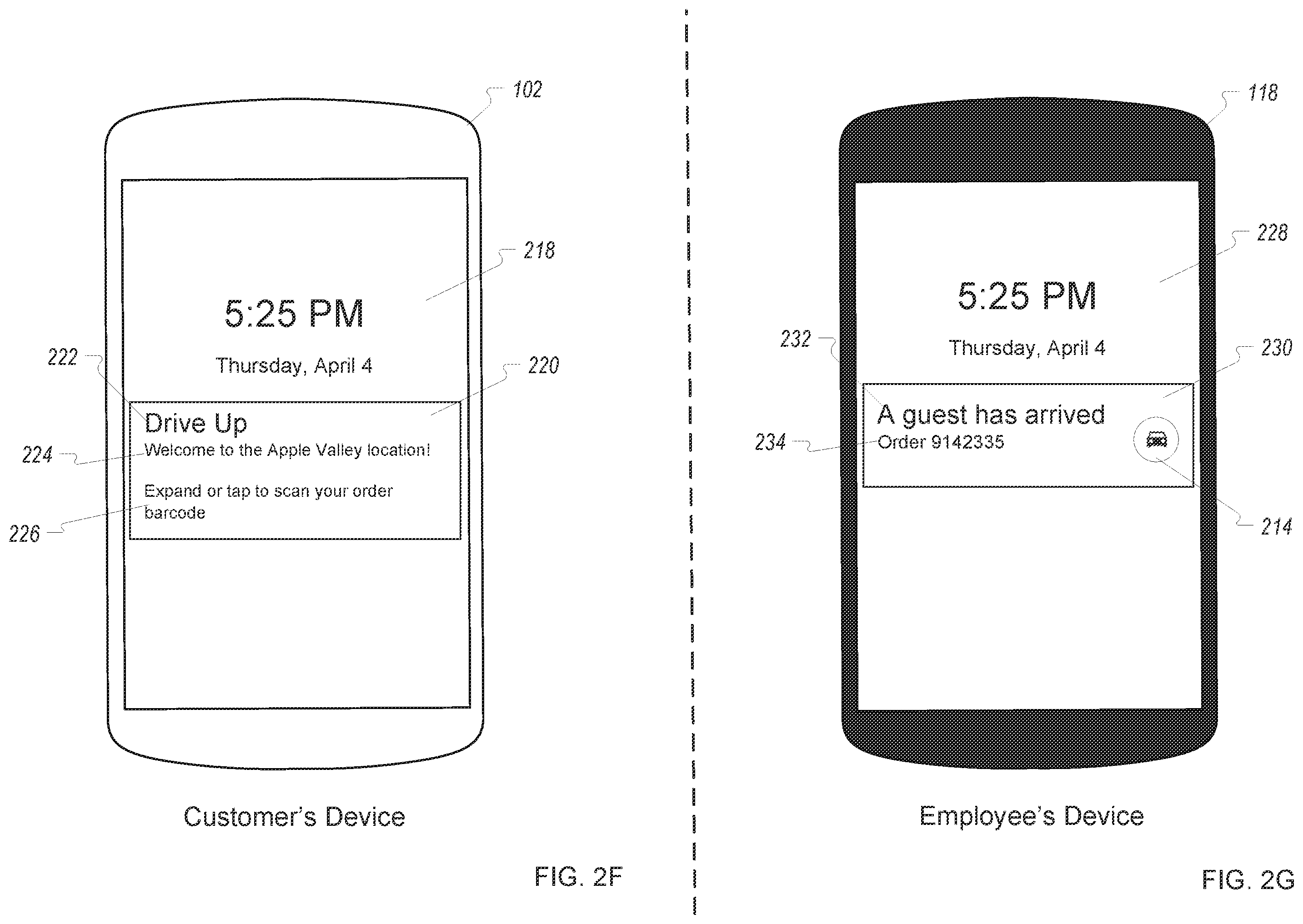 Patent US12417485 Figure 5 – System for facilitating drive up order fulfillment