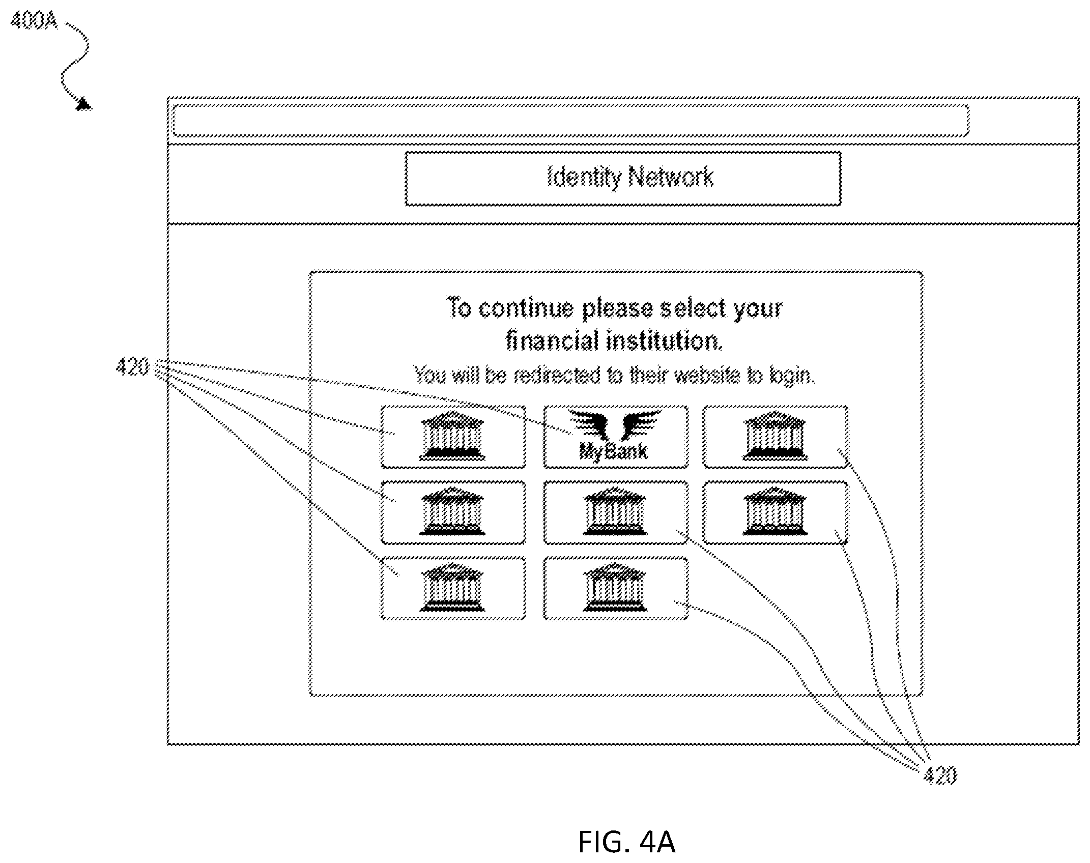 Patent US12417492 Figure 6 – Identity provider selection for identity attribute sharing process