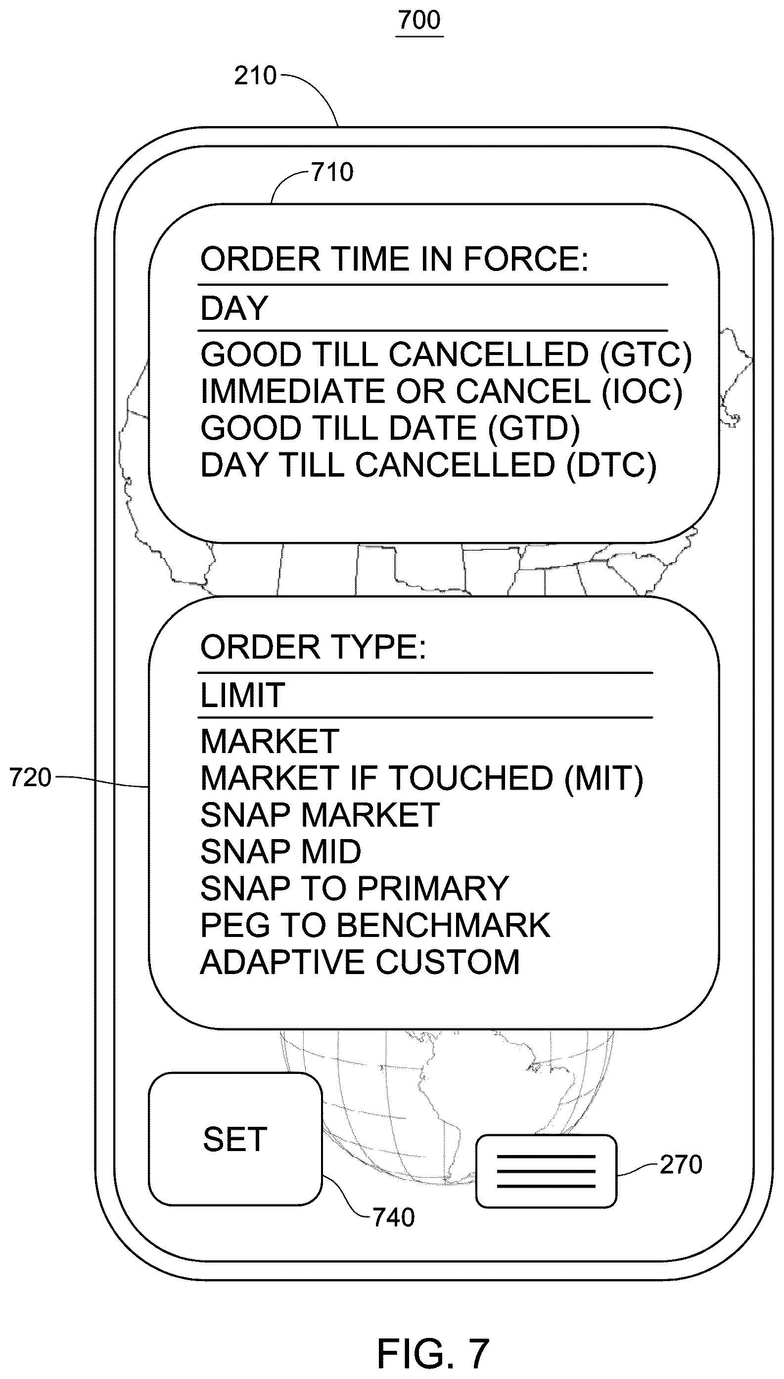 Patent US12417496 Figure 7 – Transportation and freight capacity units