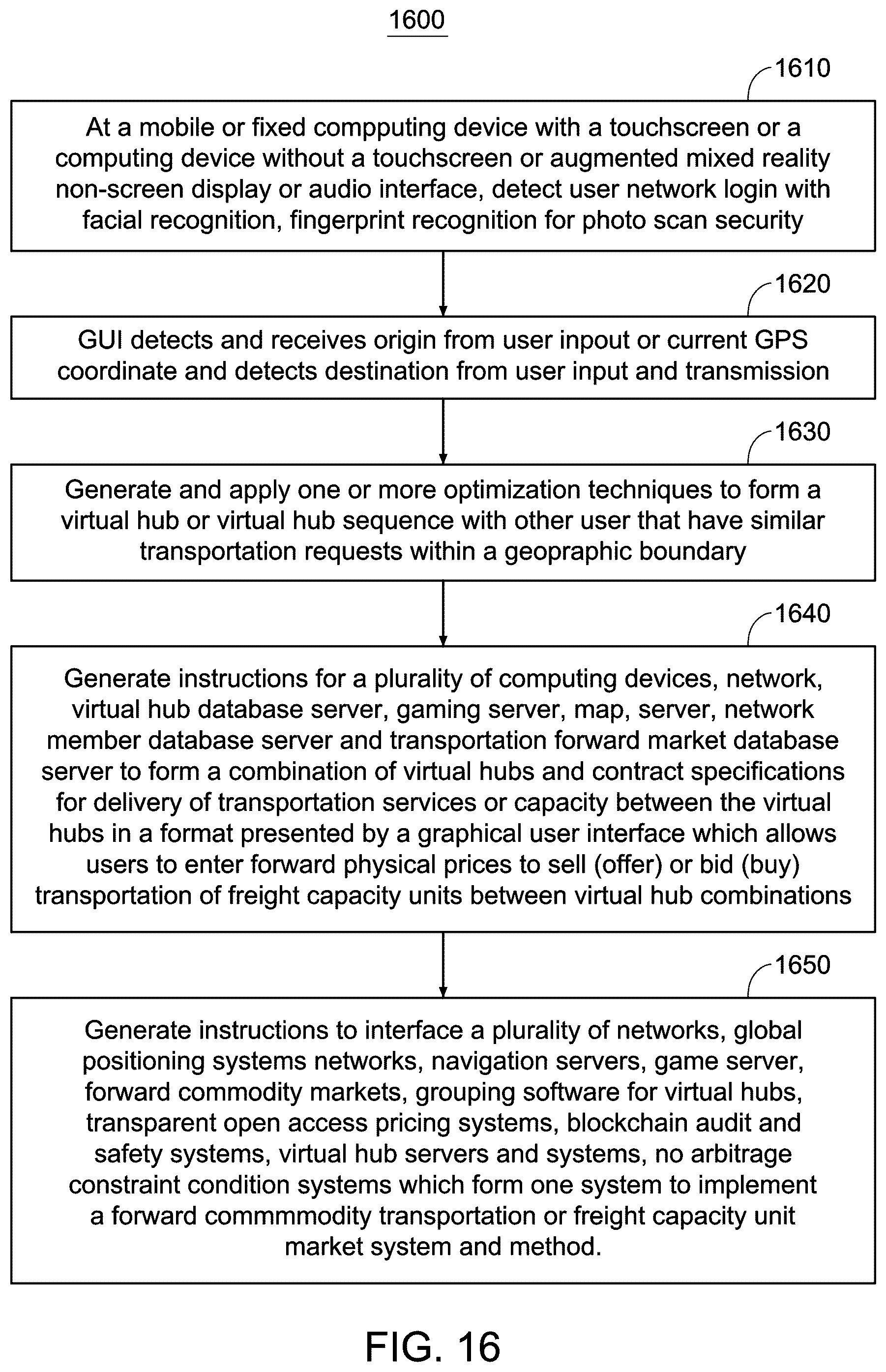 Patent US12417496 Figure 16 – Transportation and freight capacity units