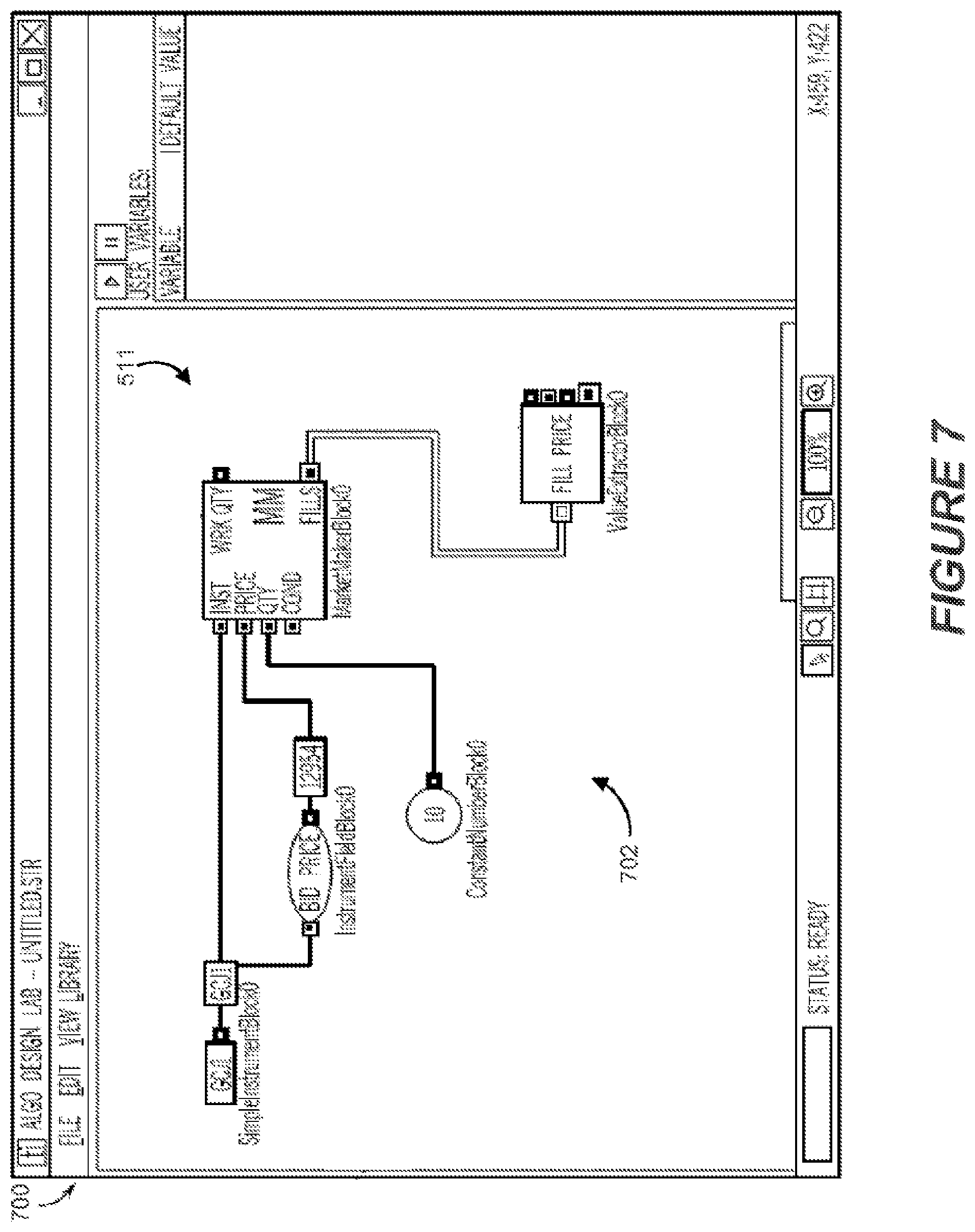 Patent US12417500 Figure 7 – Visual depiction of warnings and errors