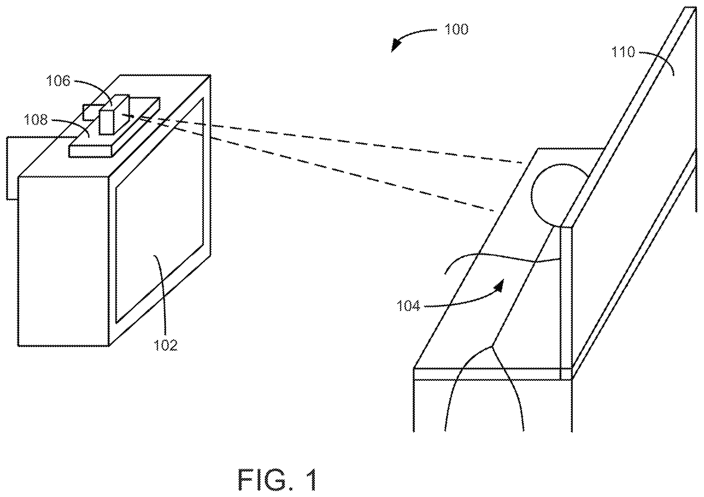 Patent US12417513 Figure 1 – Systems, methods, and media for adjusting one or more images displayed to a viewer