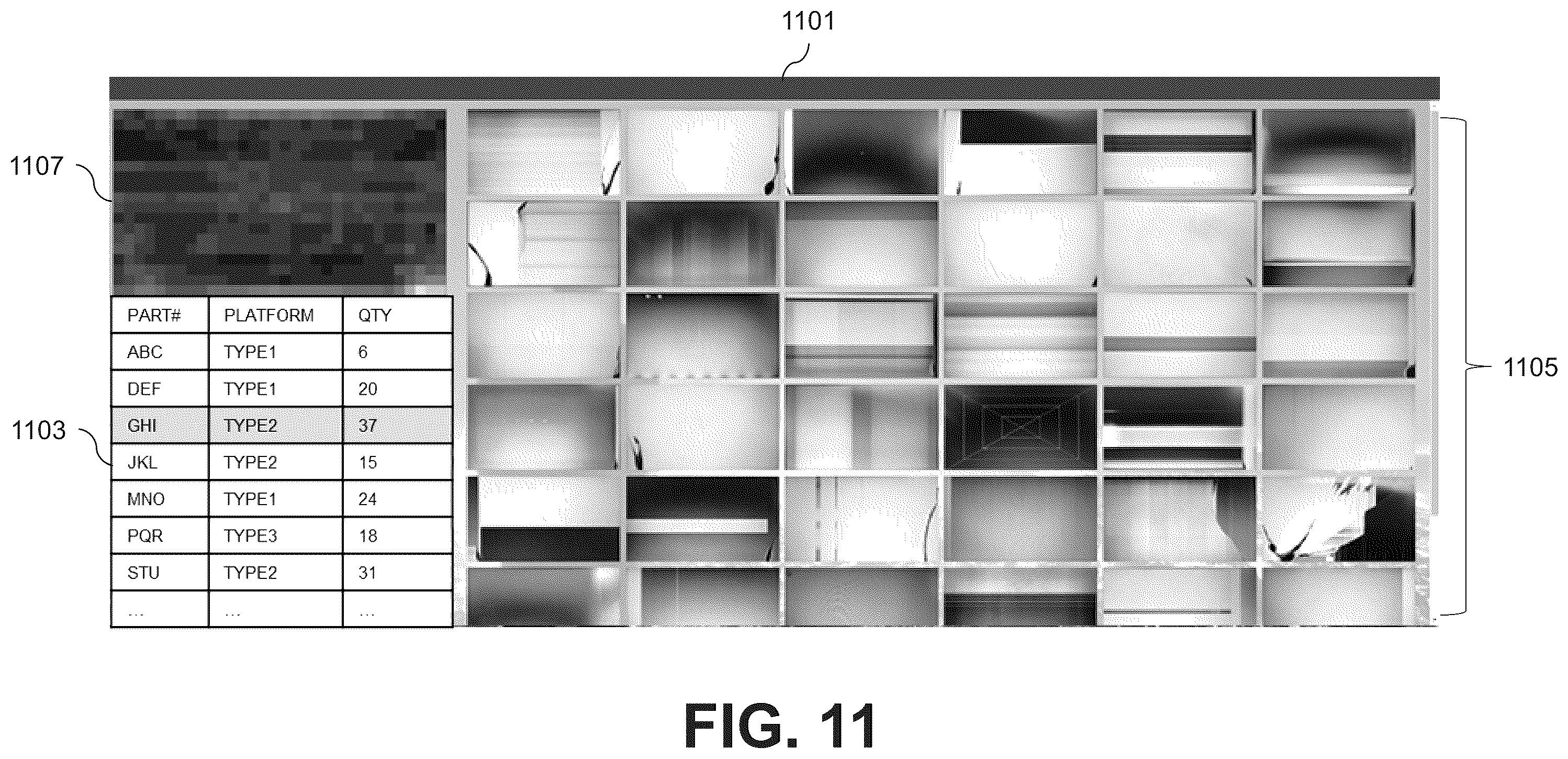 Patent US12417525 Figure 11 – Device failure analysis utilizing aggregated views of multiple images of devices