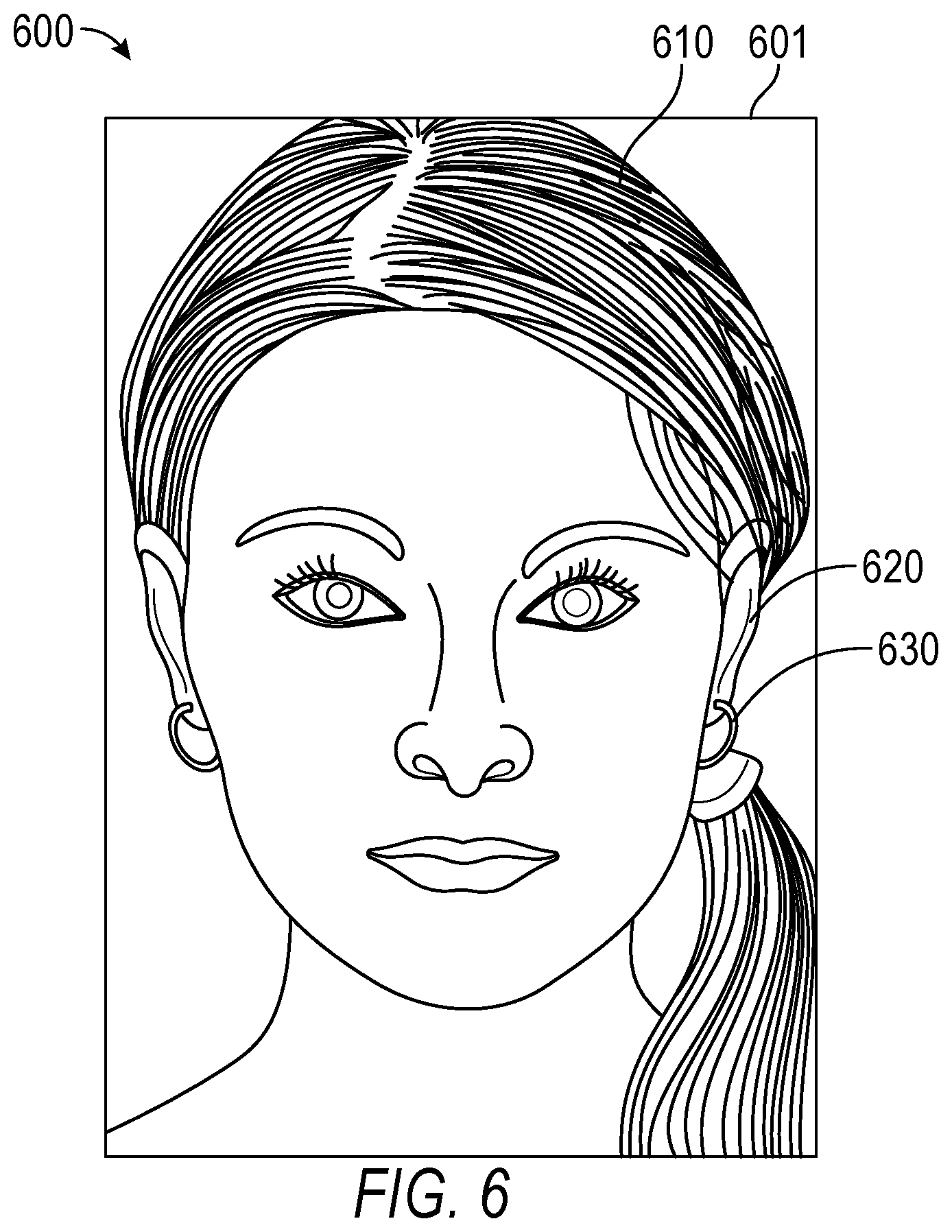Patent US12417562 Figure 6 – Synthetic view for try-on experience