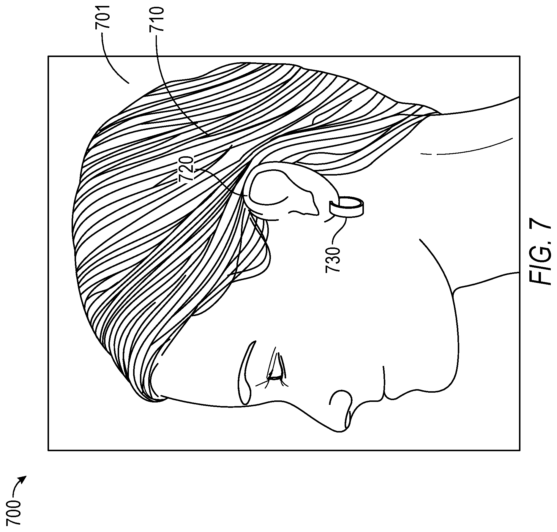 Patent US12417562 Figure 7 – Synthetic view for try-on experience