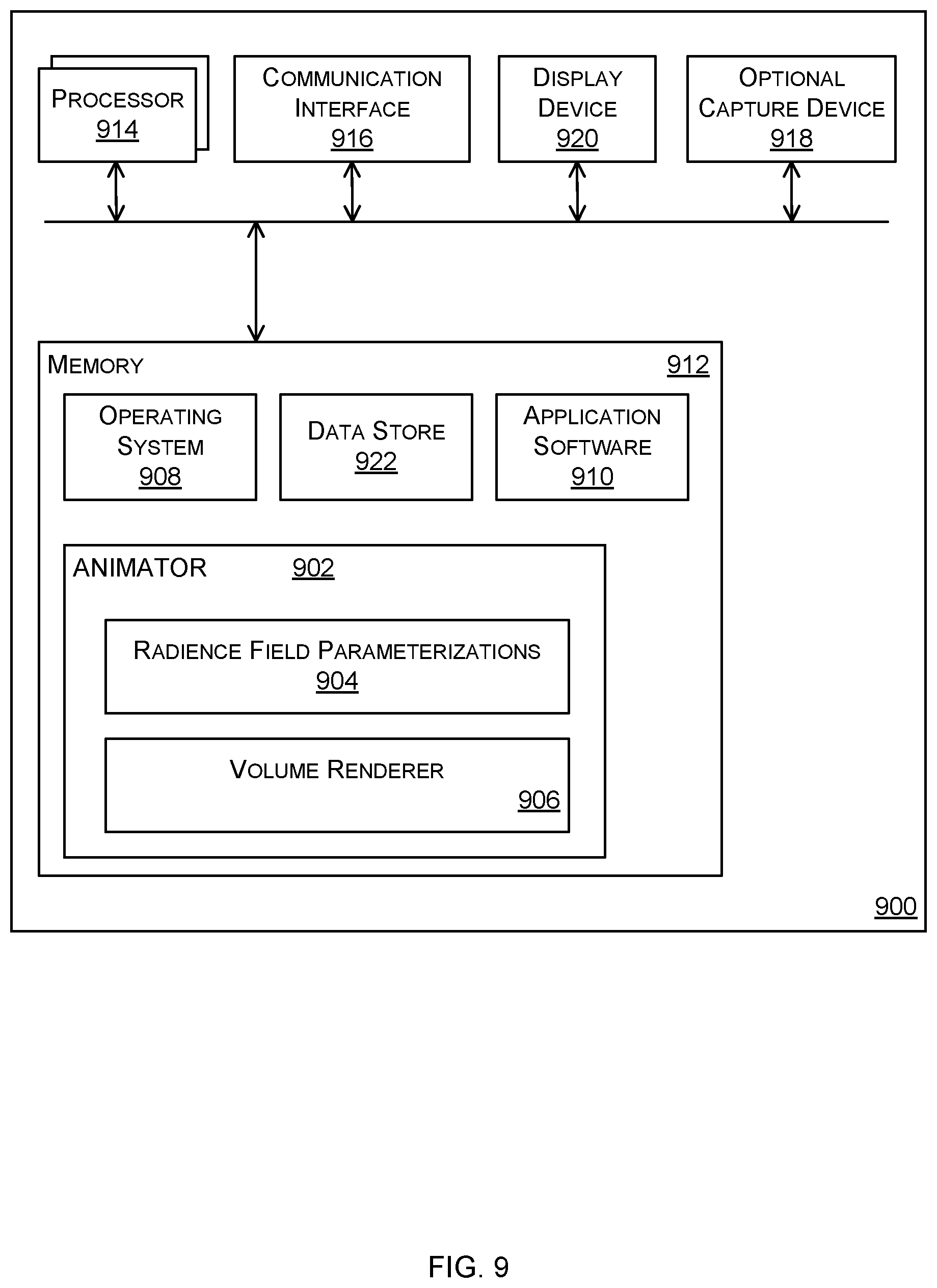 Patent US12417575 Figure 10 – Dynamic 3D scene generation