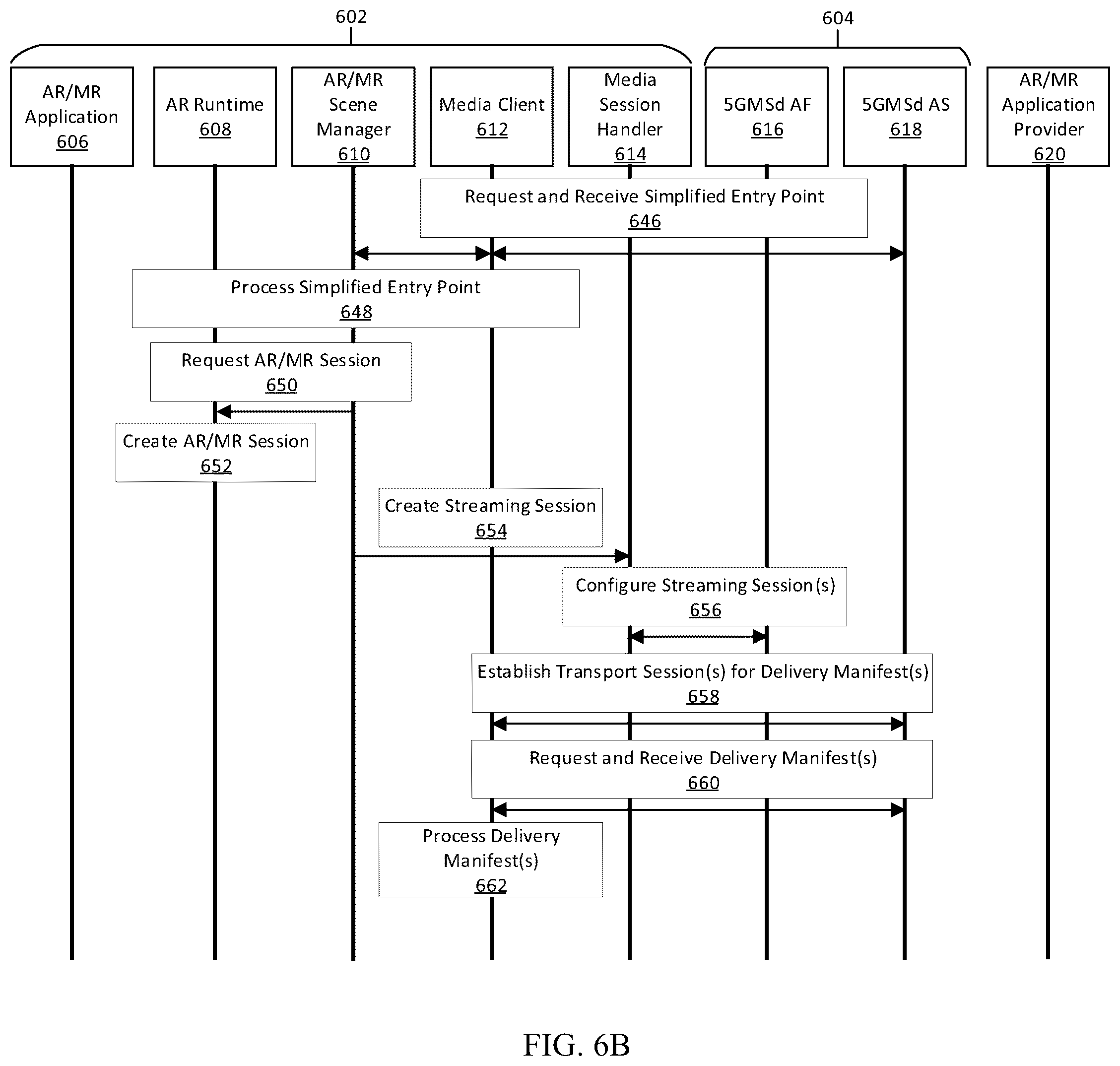 Patent US12417586 Figure 8 – Method for streaming dynamic 5G AR/MR experience to 5G devices with updatable scenes