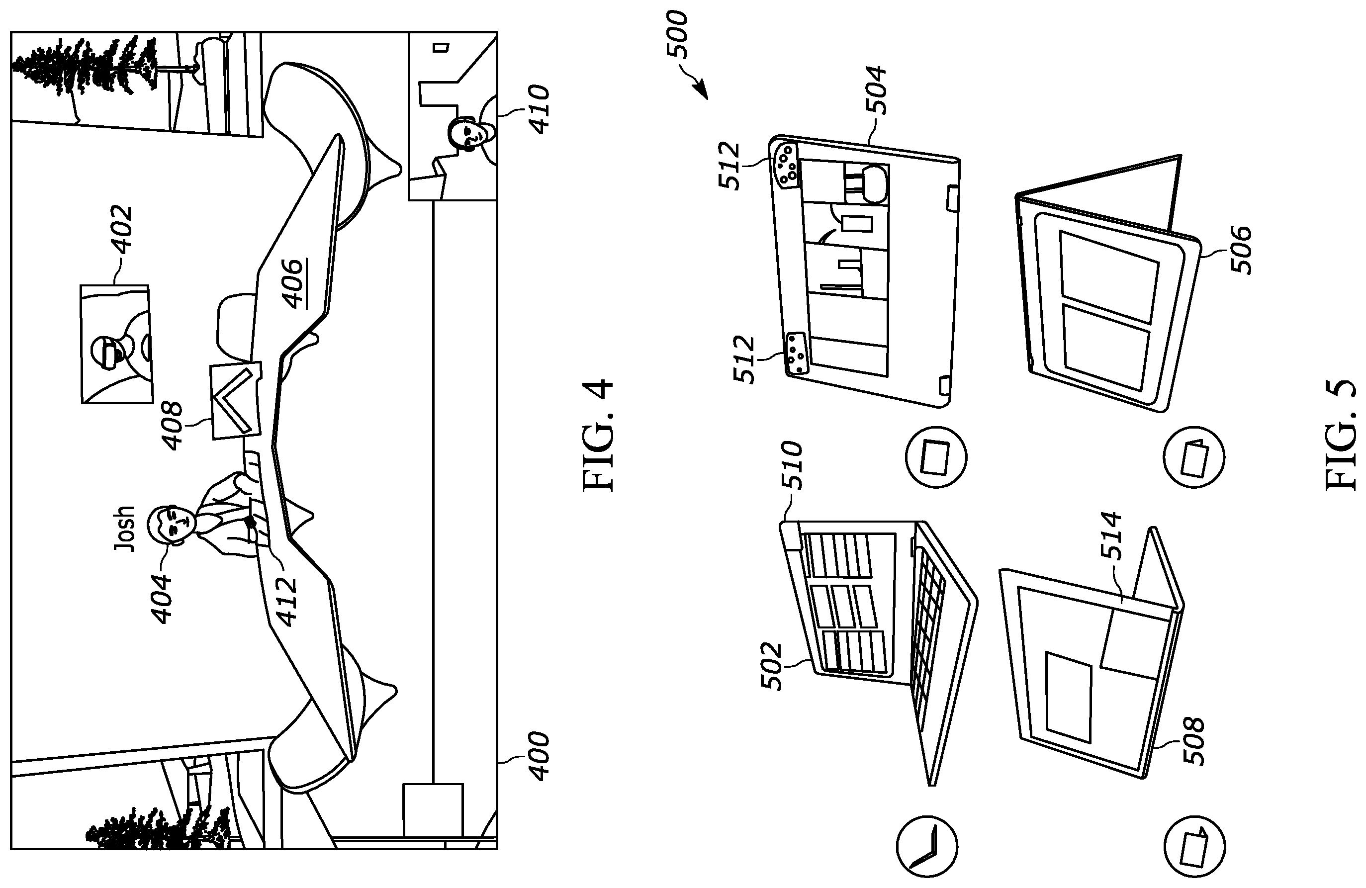 Patent US12417587 Figure 4 – Presentation of representation of device in virtual space based on live physical attribute(s)