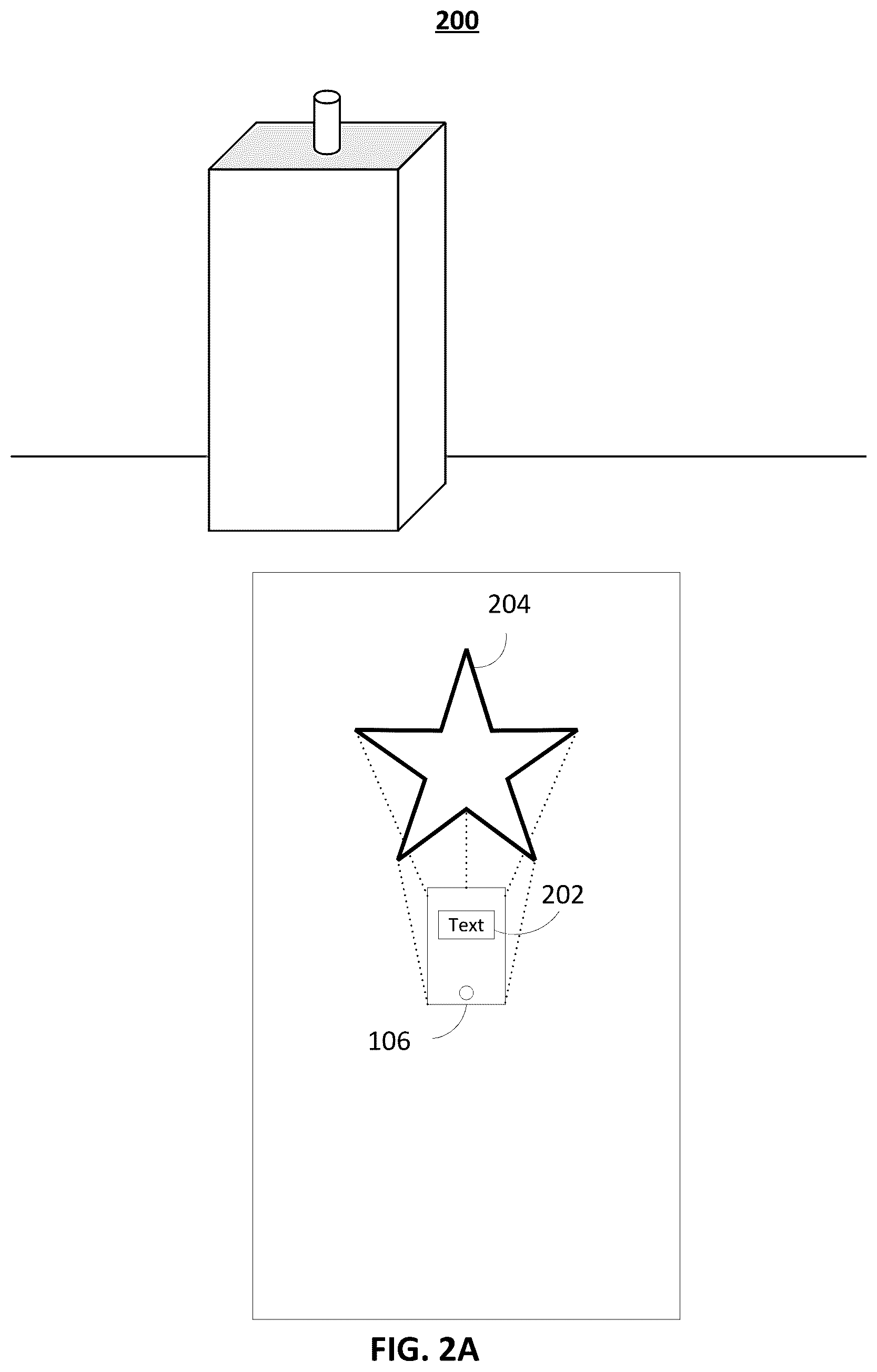 Patent US12417592 Figure 2 – Effect display based on text recognition and room scaling within an augmented reality environment