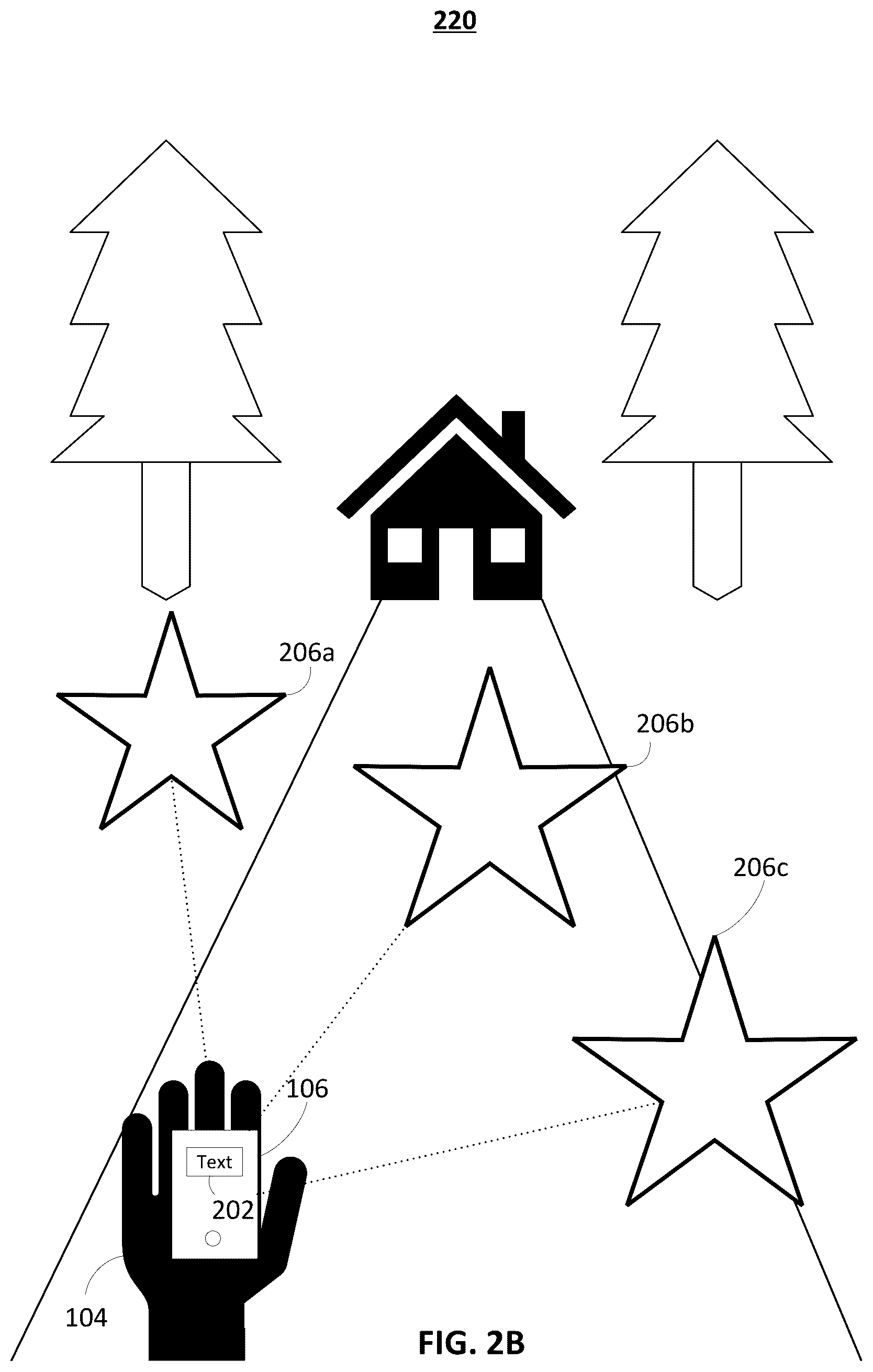 Patent US12417592 Figure 3 – Effect display based on text recognition and room scaling within an augmented reality environment