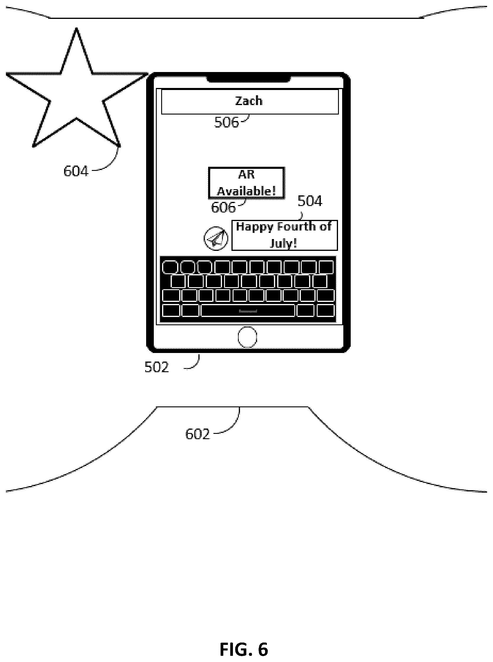 Patent US12417592 Figure 9 – Effect display based on text recognition and room scaling within an augmented reality environment