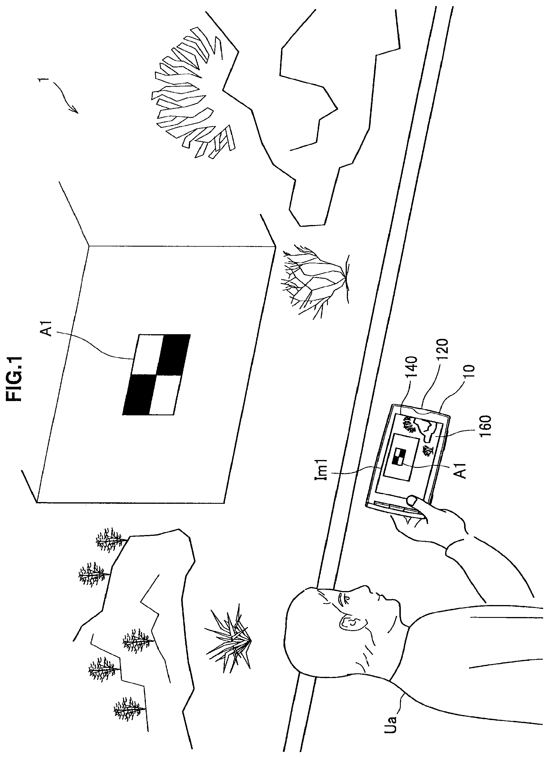 Patent US12417604 — Display control device, display control method, and recording medium — Figure 1