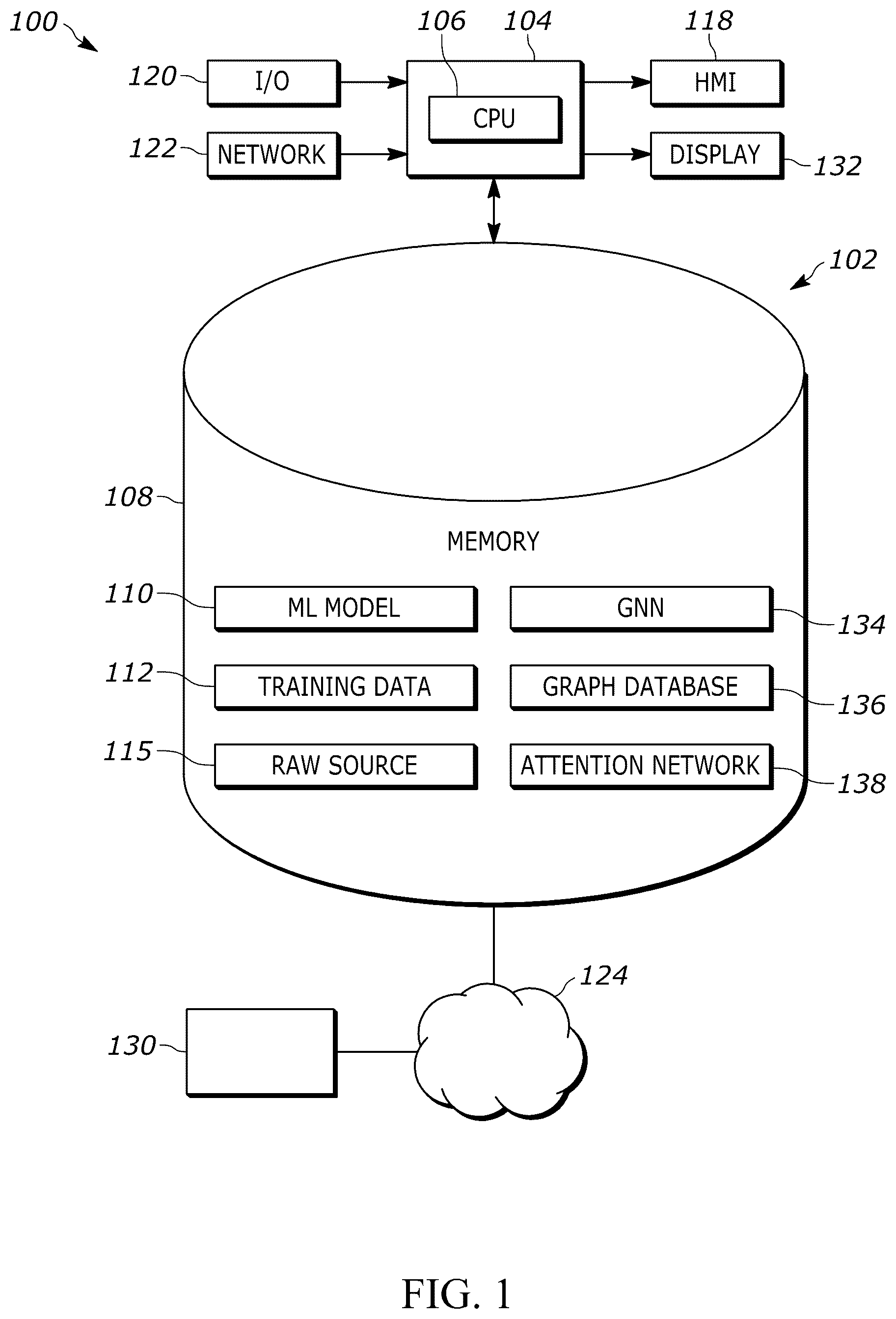 Patent US12417622 Figure 1 – Systems and methods of interactive visual graph query for program workflow analysis