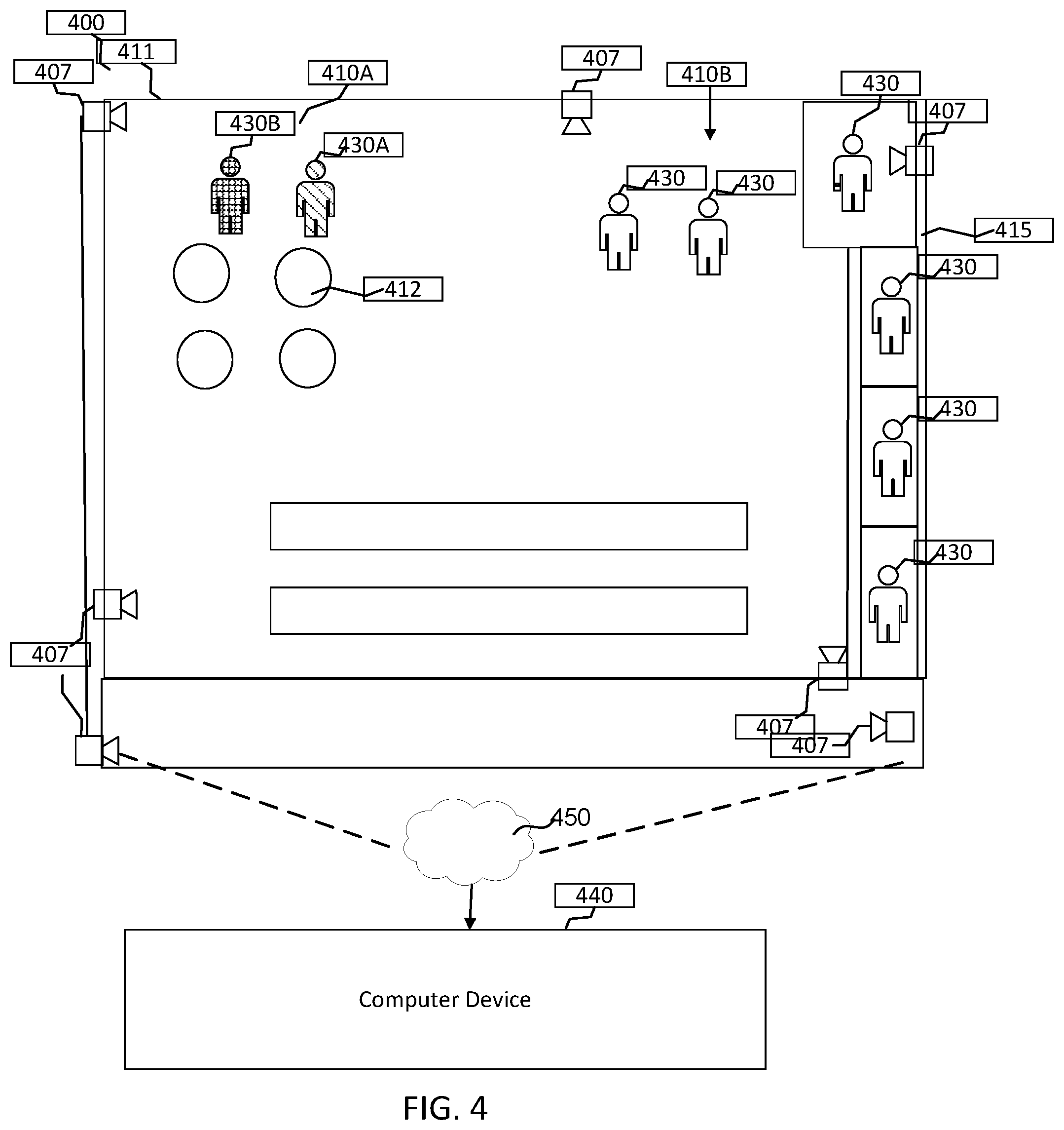 Patent US12417632 Figure 4 – Systems and methods of identifying persons-of-interest