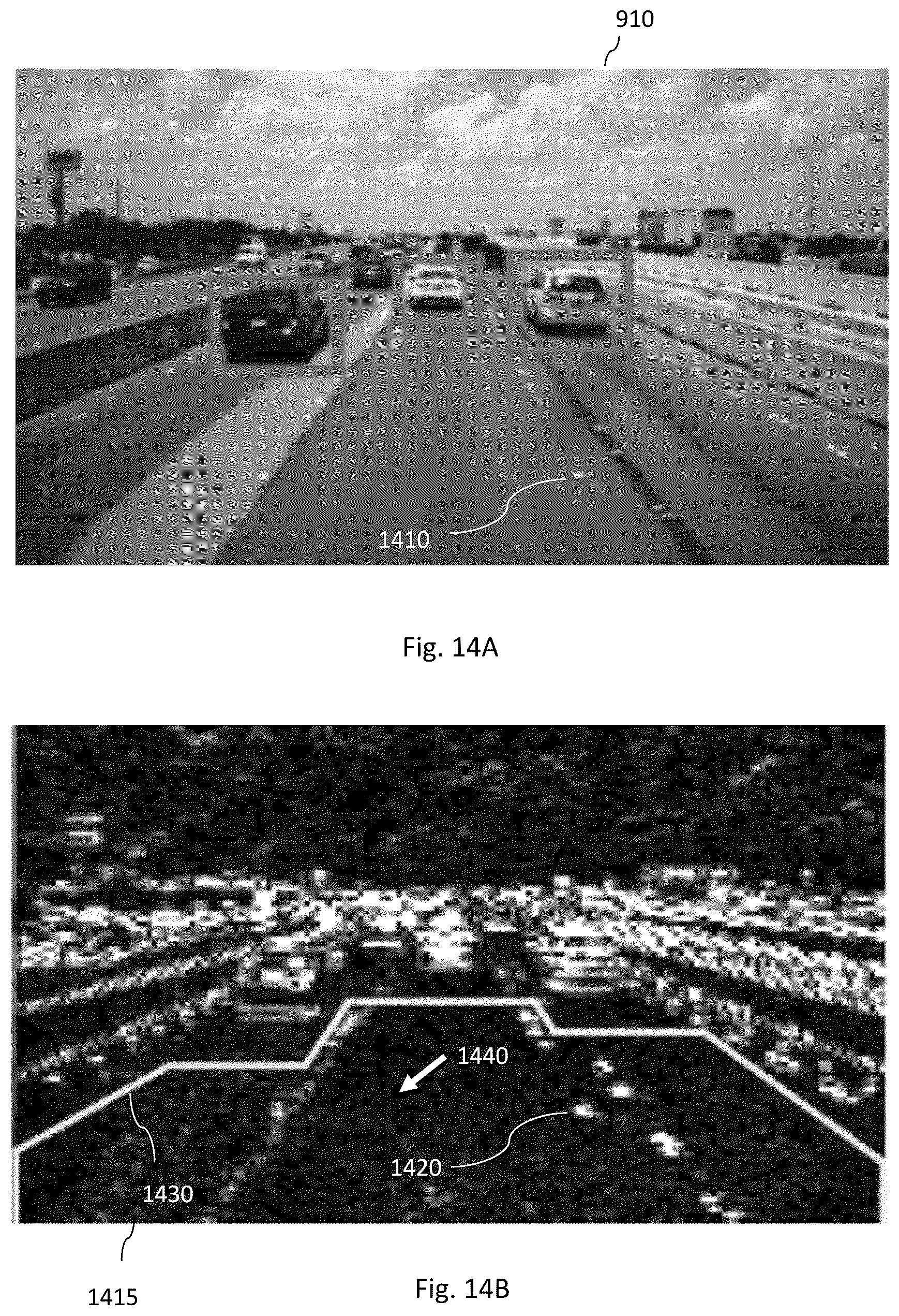 Patent US12417641 Figure 14 – Method and apparatus for determining the speed of a vehicle travelling along a road by processing images of the road