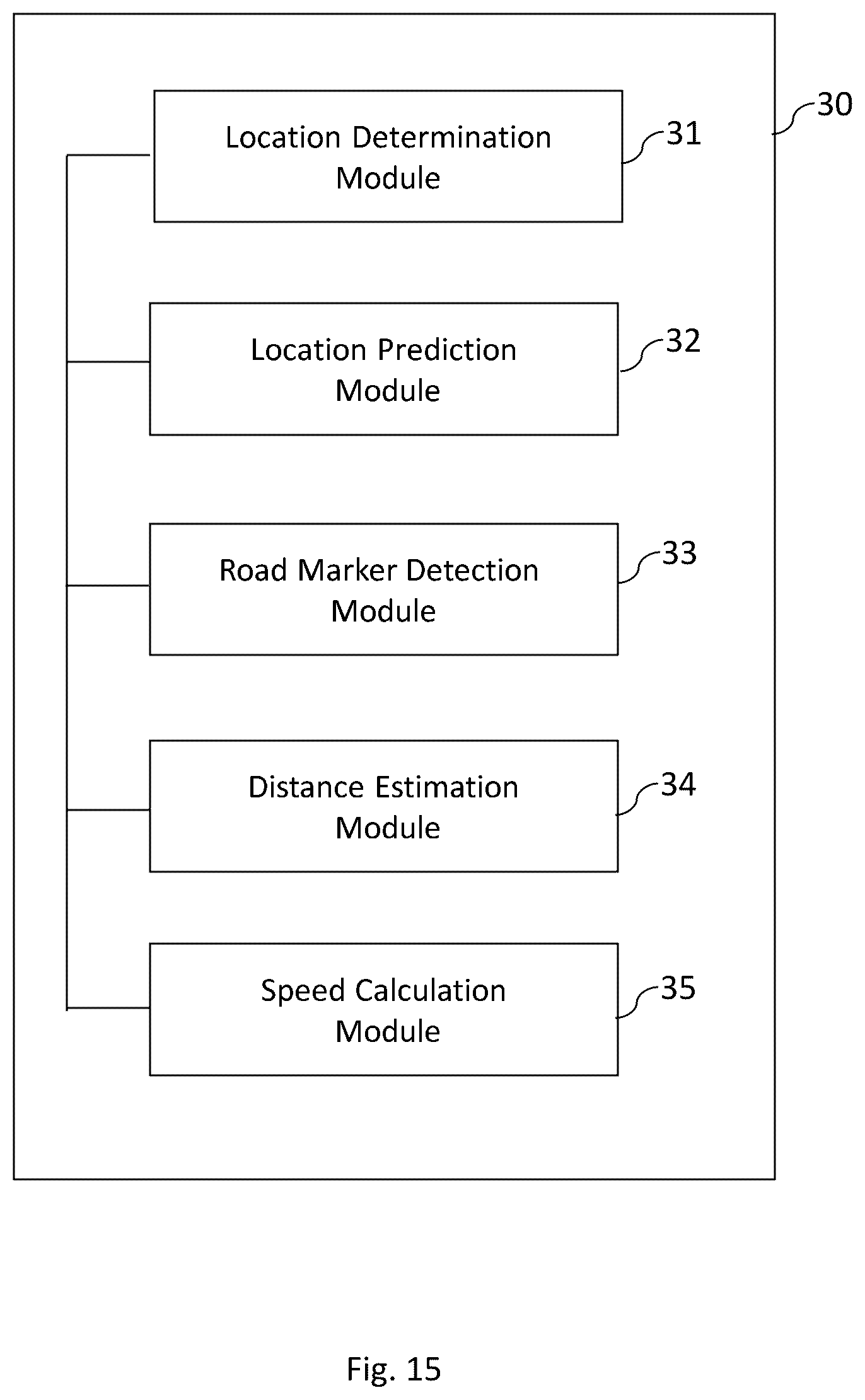 Patent US12417641 Figure 15 – Method and apparatus for determining the speed of a vehicle travelling along a road by processing images of the road
