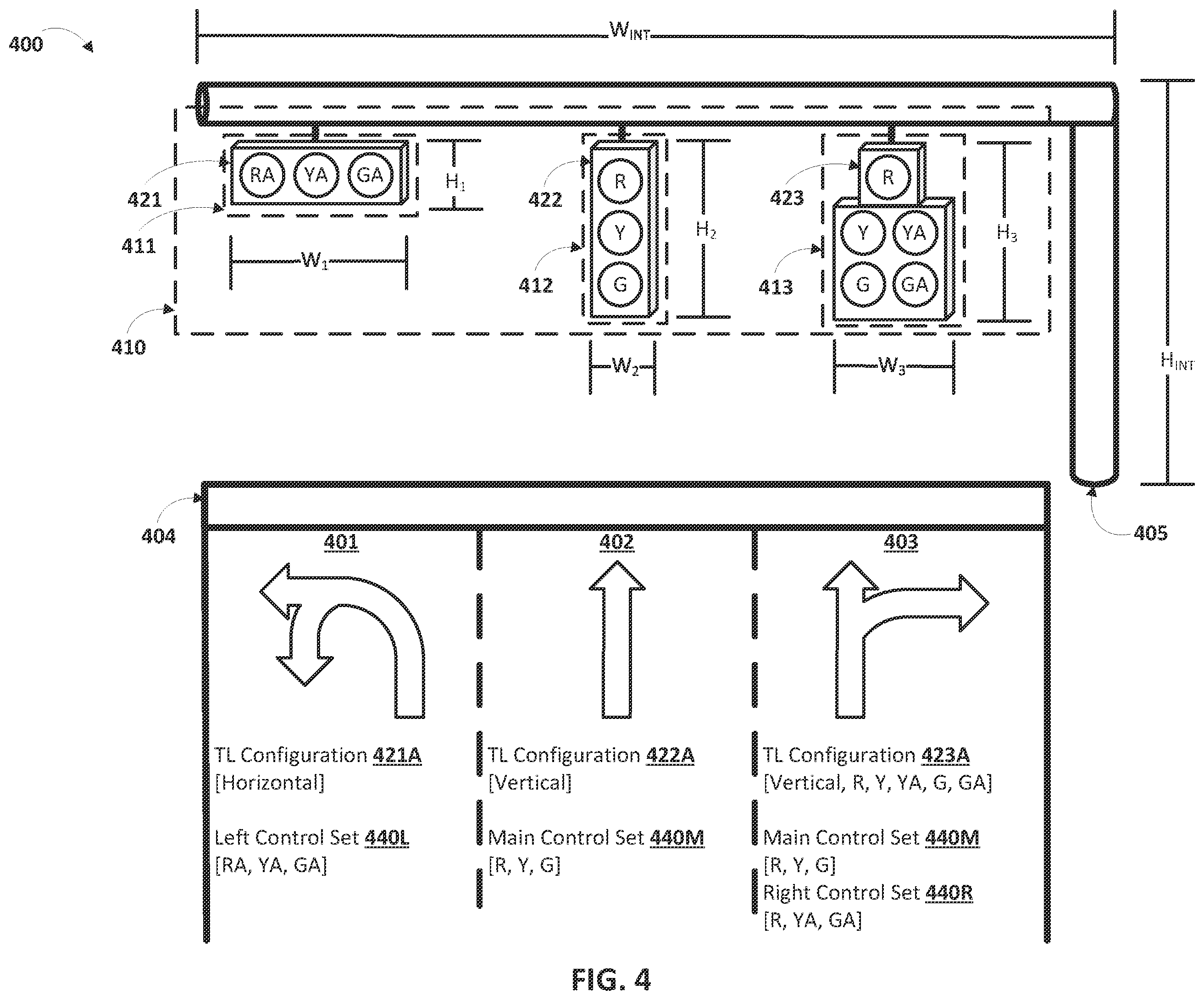Patent US12417644 Figure 4 – Traffic light identification and/or classification for use in controlling an autonomous vehicle