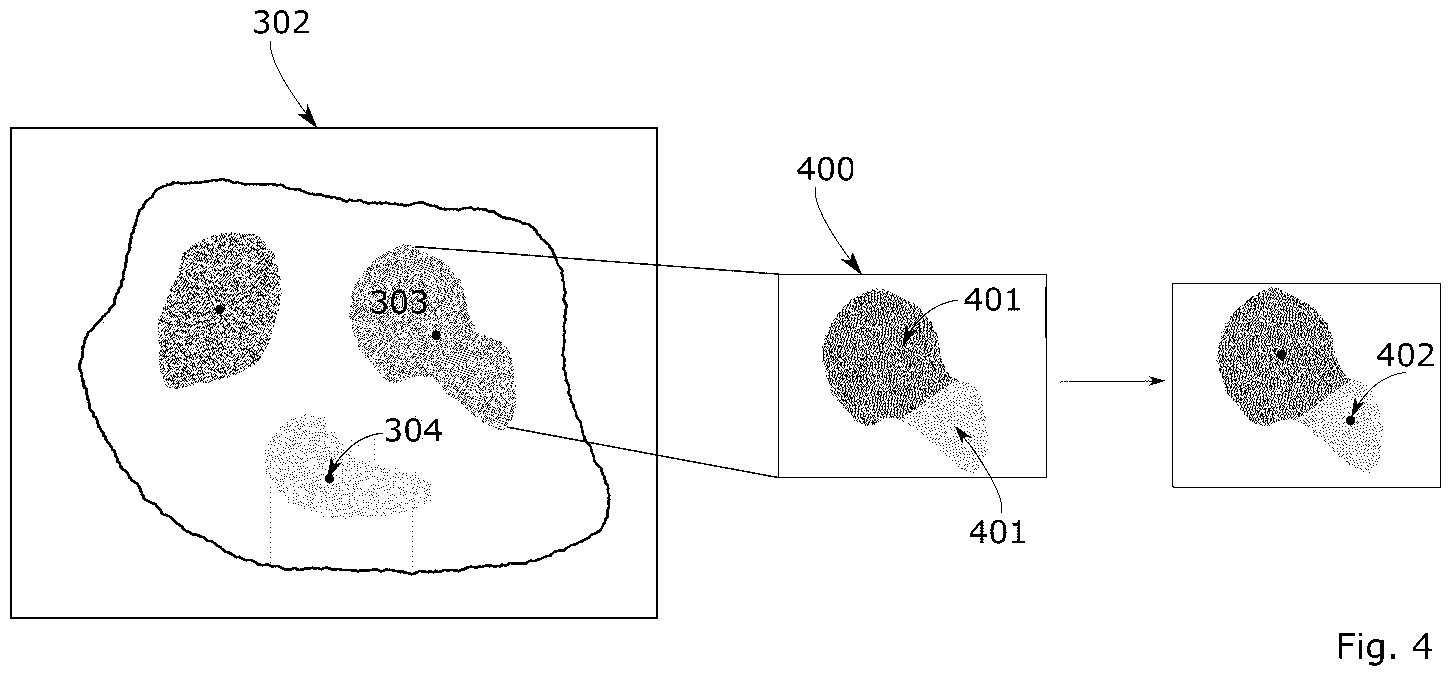Patent US12417645 Figure 4 – Multiple image segmentation and/or multiple dynamic spectral acquisition for material and mineral classification
