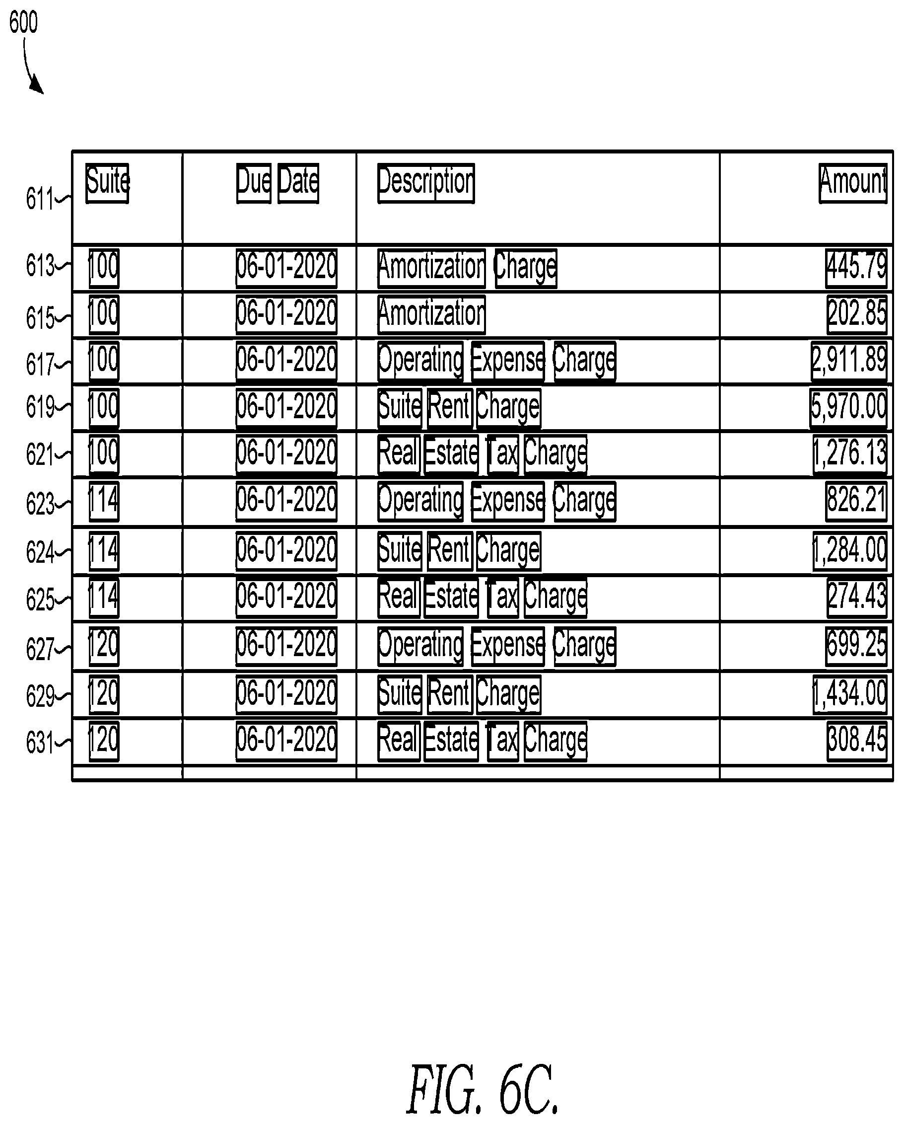 Patent US12417649 Figure 8 – Table information extraction and mapping to other documents
