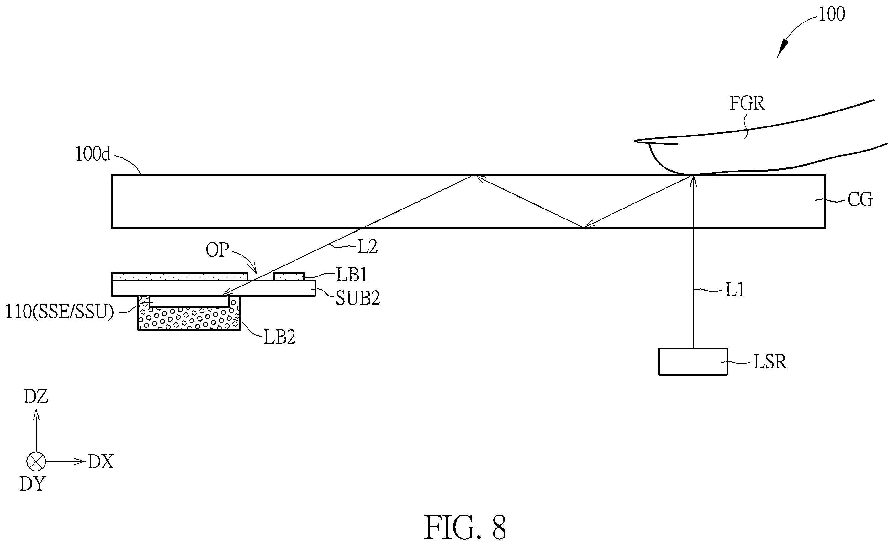 Patent US12417652 Figure 8 – Electronic device