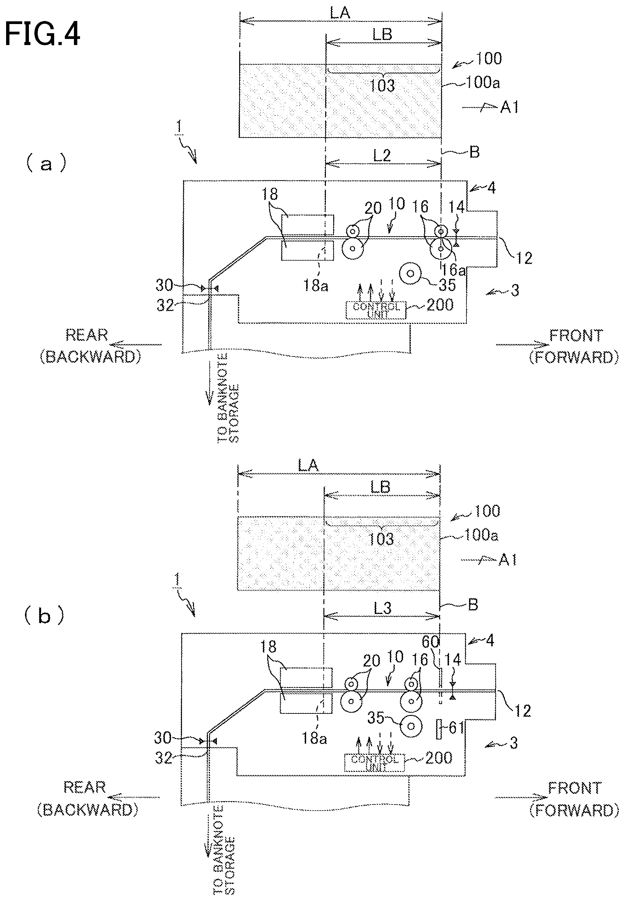 Patent US12417667 Figure 3 – Paper sheet transport device and paper sheet handling device