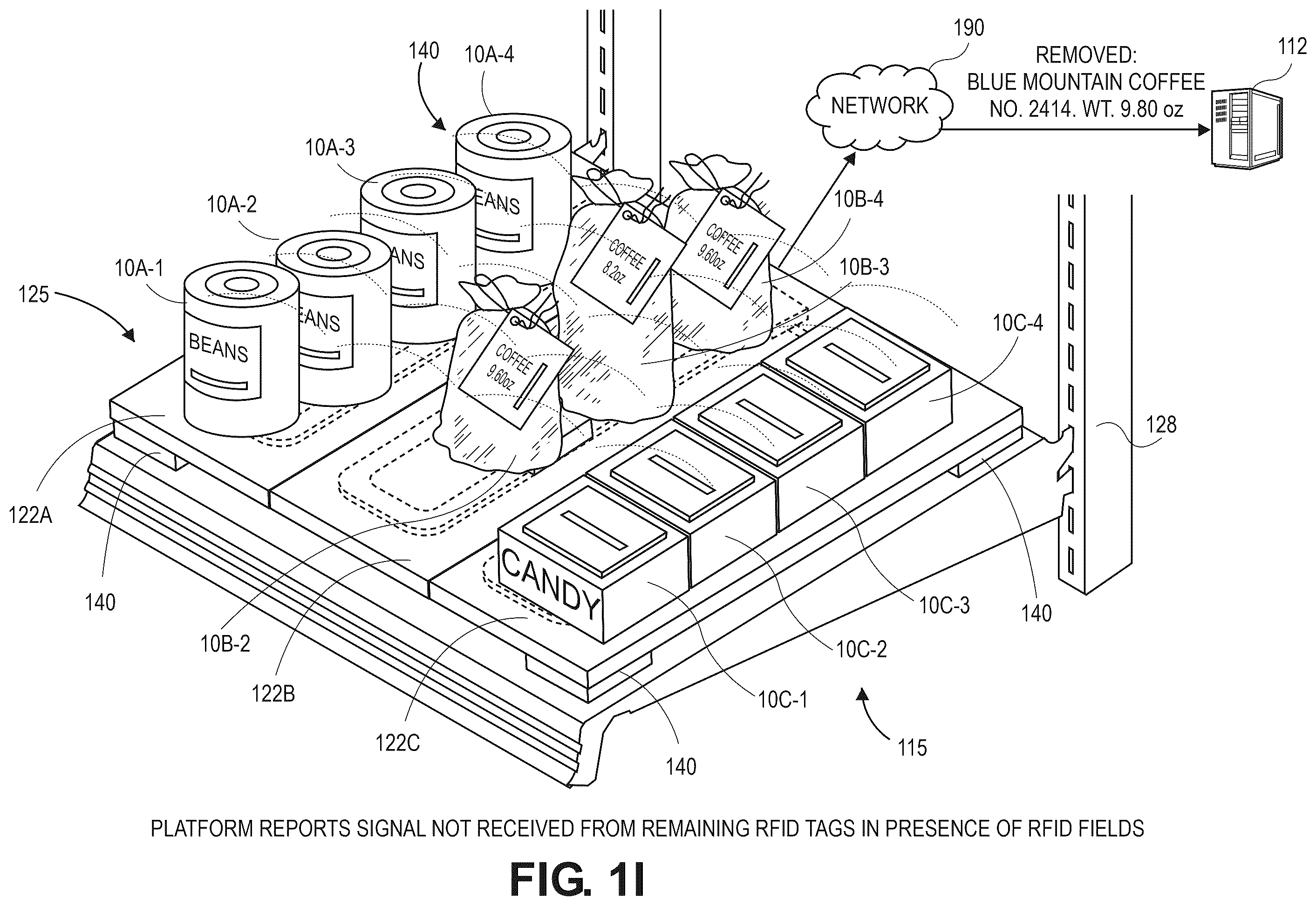 Patent US12417681 Figure 9 – Detecting interactions with storage units based on RFID signals and auxiliary signals
