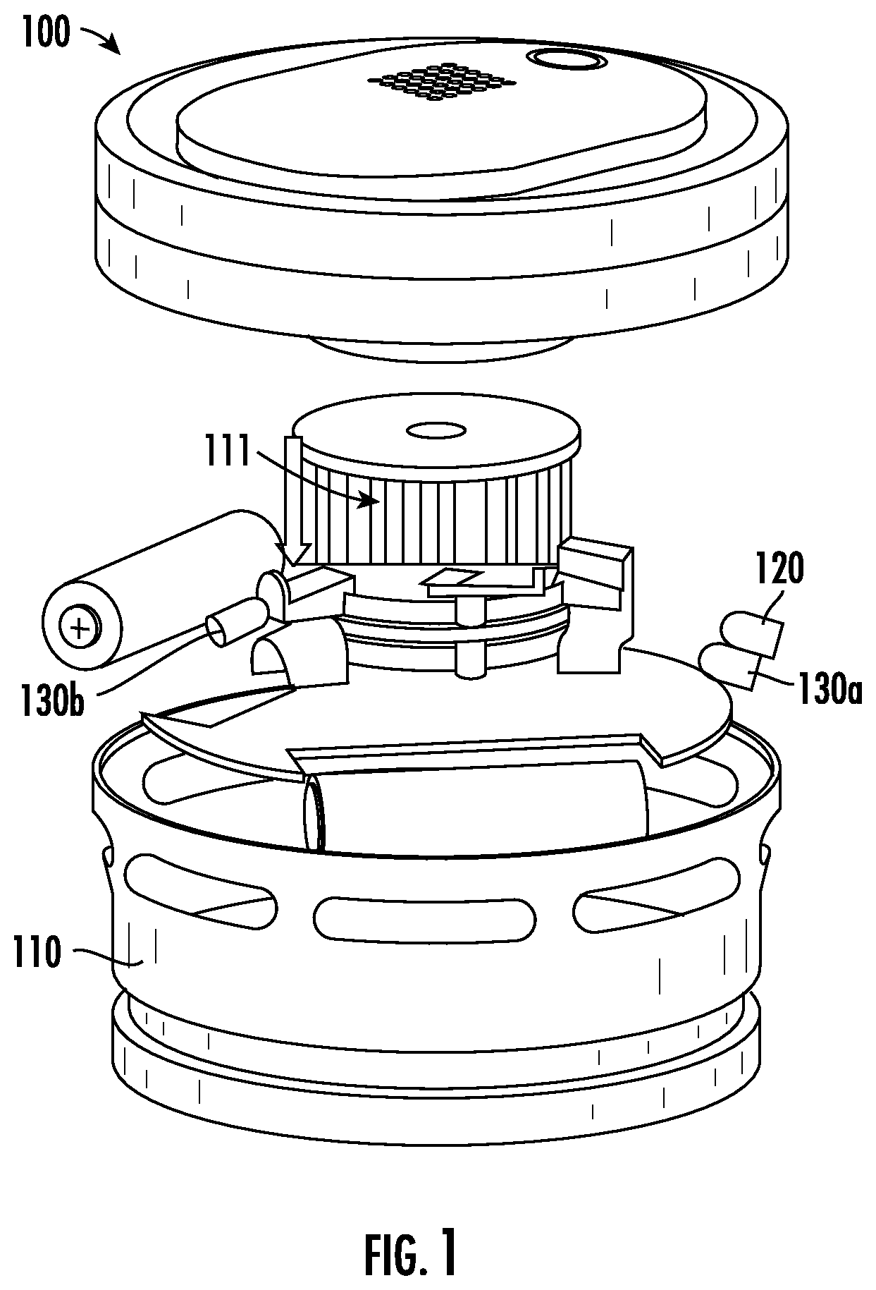 Patent US12417688 Figure 1 – Single-wave multi-angle smoke alarm algorithm