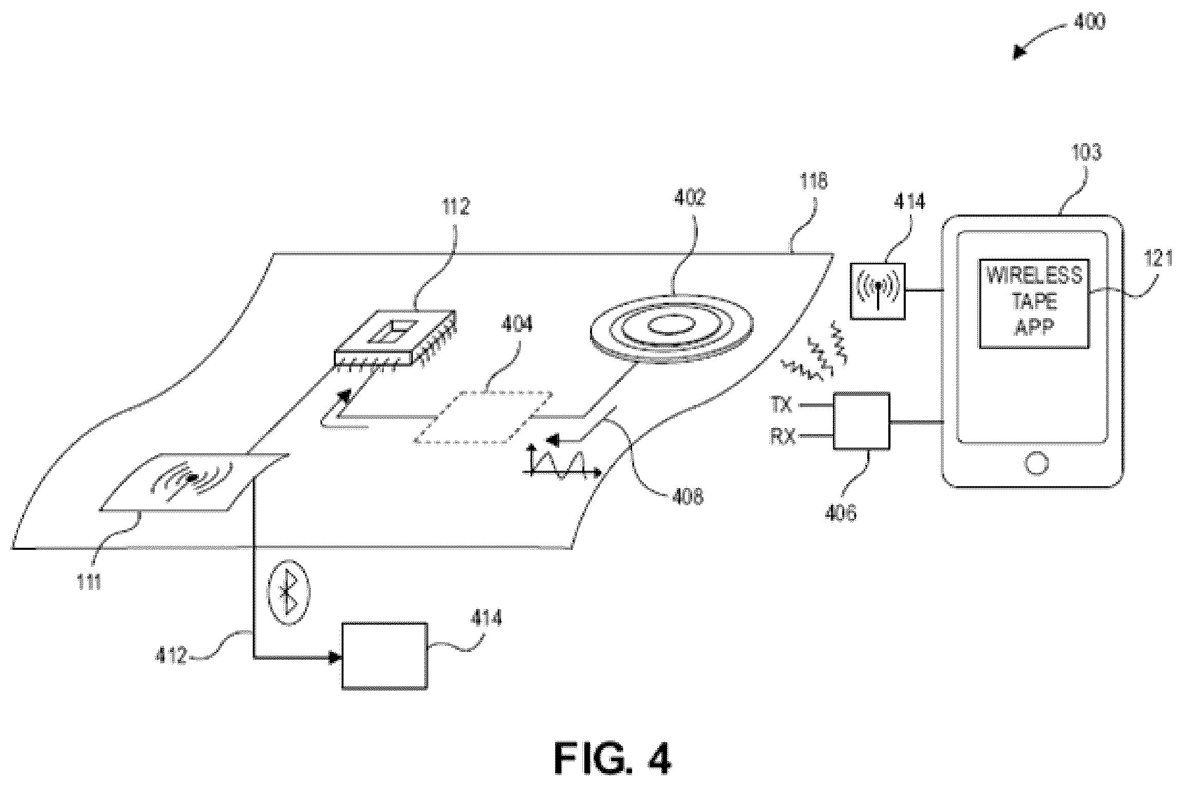 Patent US12417692 Figure 5 – Method of fabrication of low-power electronic tape for tracking items