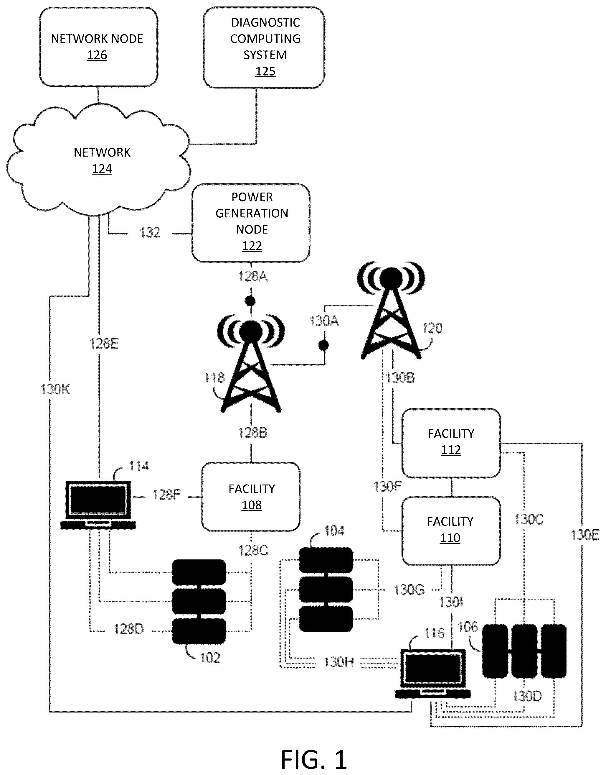 Patent US12417693 Figure 1 – Systems and methods for analyzing alarms to characterize electrical system issues