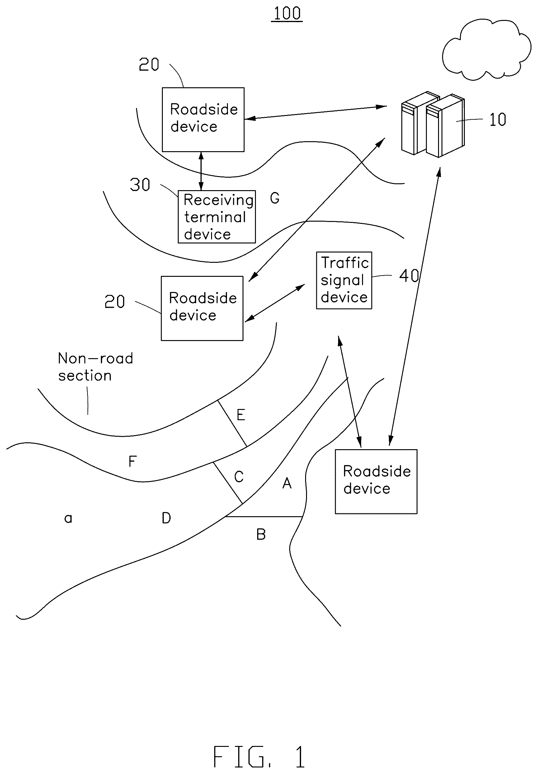 Patent US12417698 Figure 1 – Method of generating and prompting traffic information, and roadside device thereof
