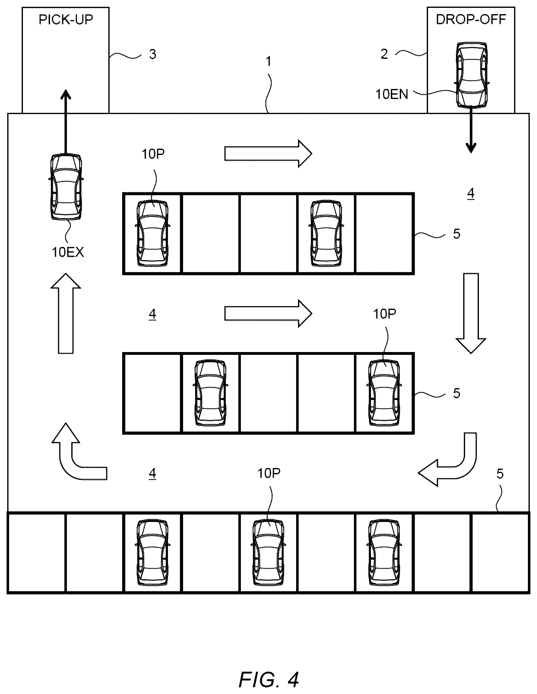 Patent US12417703 Figure 4 – Automated valet parking management system and automated valet parking management method