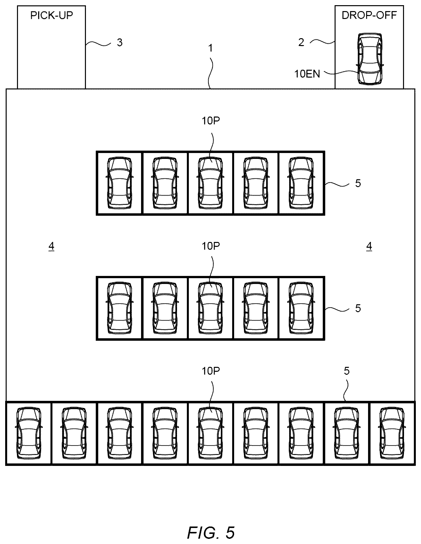 Patent US12417703 Figure 5 – Automated valet parking management system and automated valet parking management method