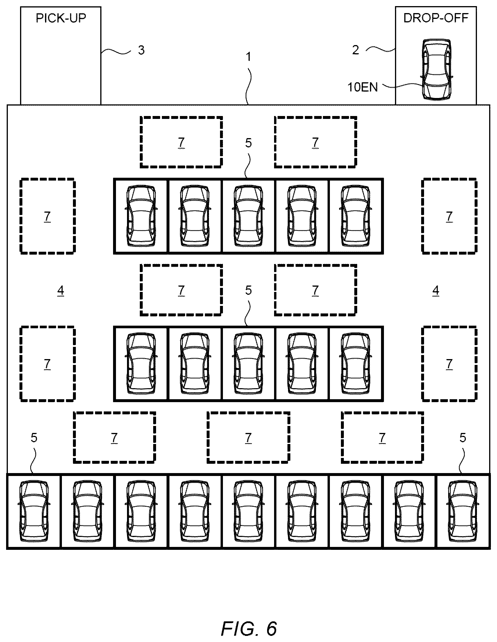 Patent US12417703 Figure 6 – Automated valet parking management system and automated valet parking management method