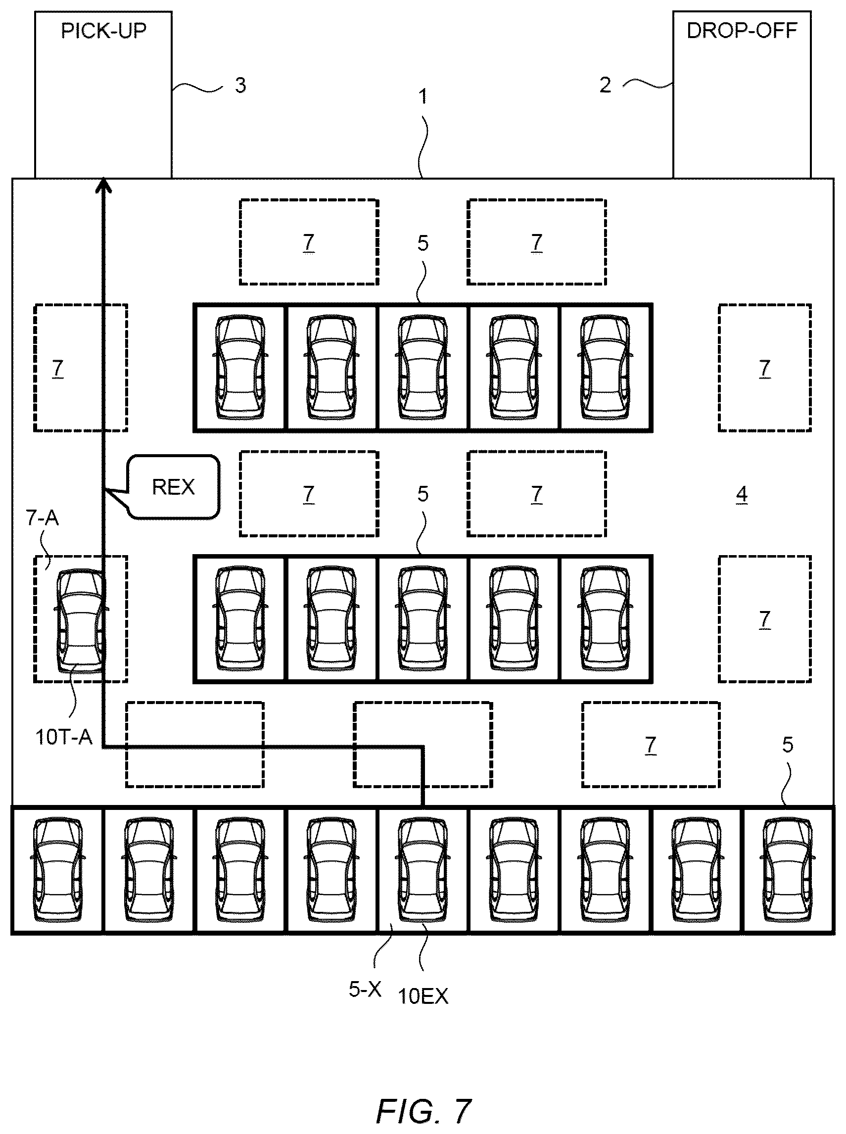 Patent US12417703 Figure 7 – Automated valet parking management system and automated valet parking management method