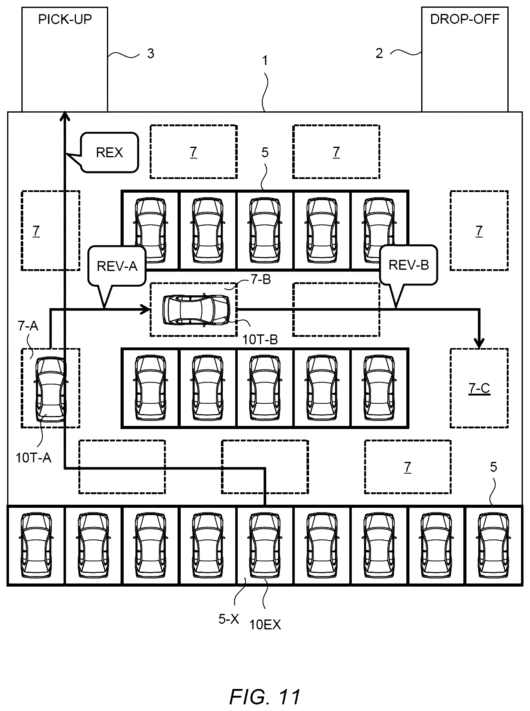 Patent US12417703 Figure 11 – Automated valet parking management system and automated valet parking management method