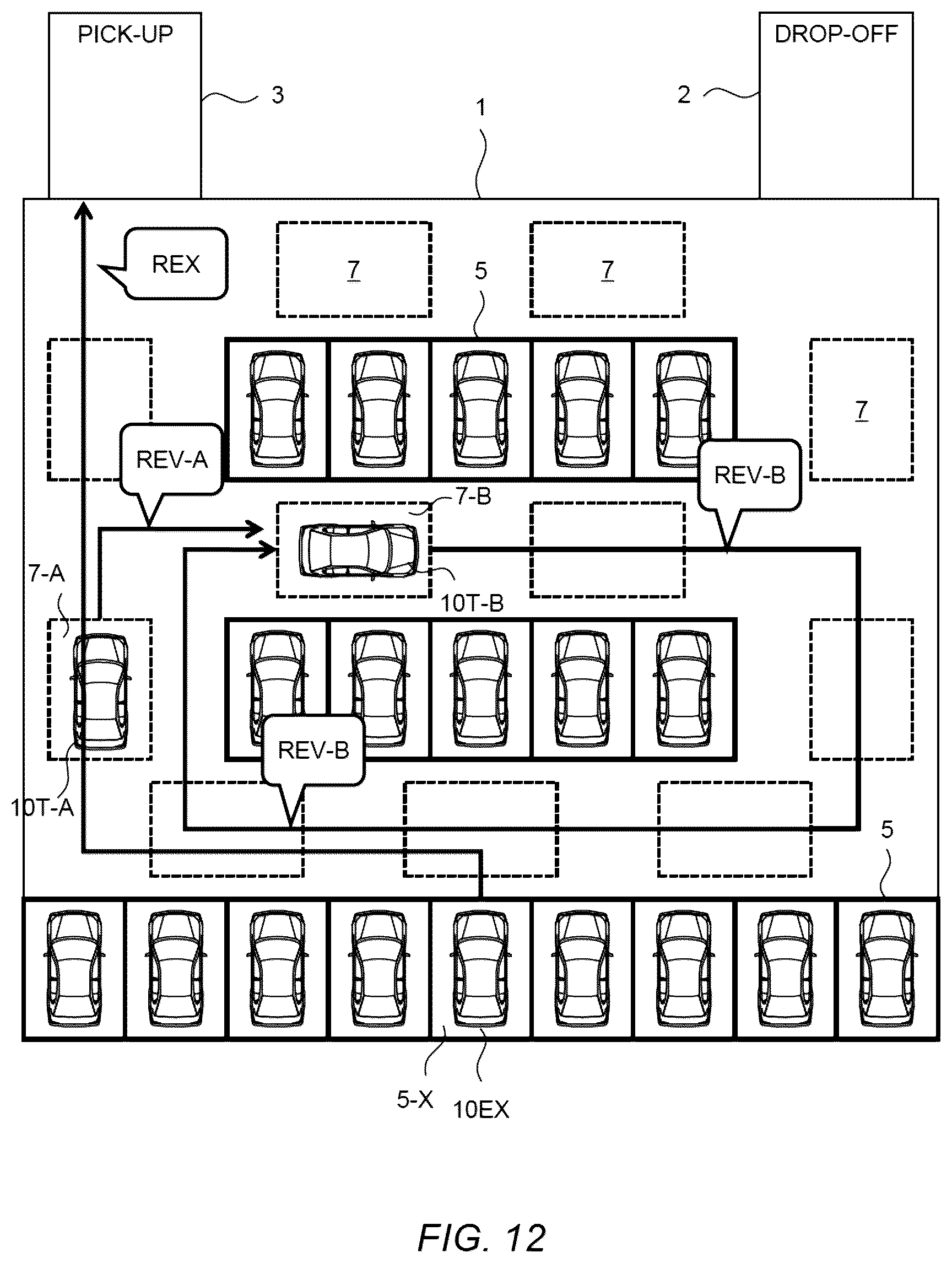 Patent US12417703 Figure 12 – Automated valet parking management system and automated valet parking management method