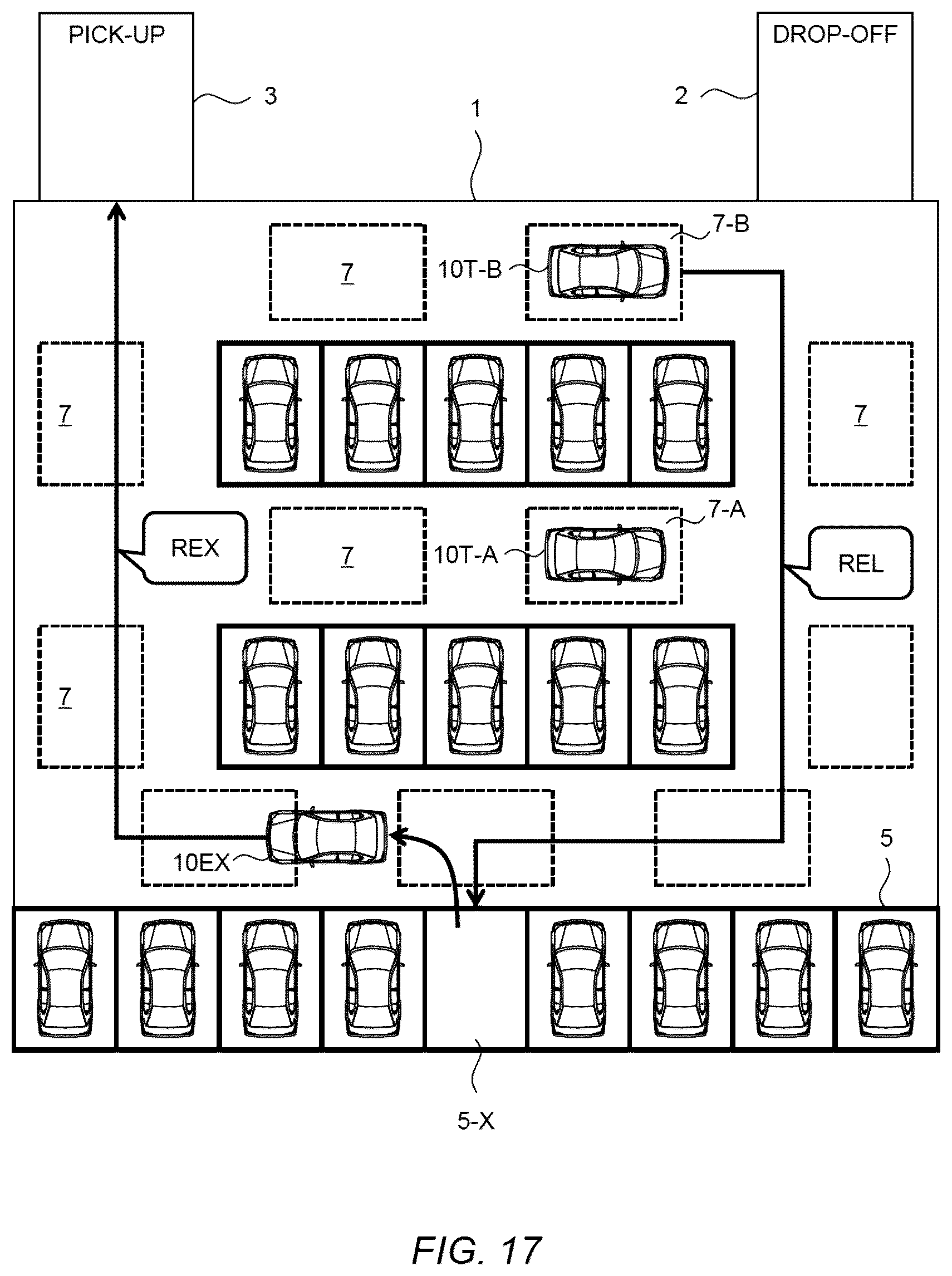 Patent US12417703 Figure 17 – Automated valet parking management system and automated valet parking management method