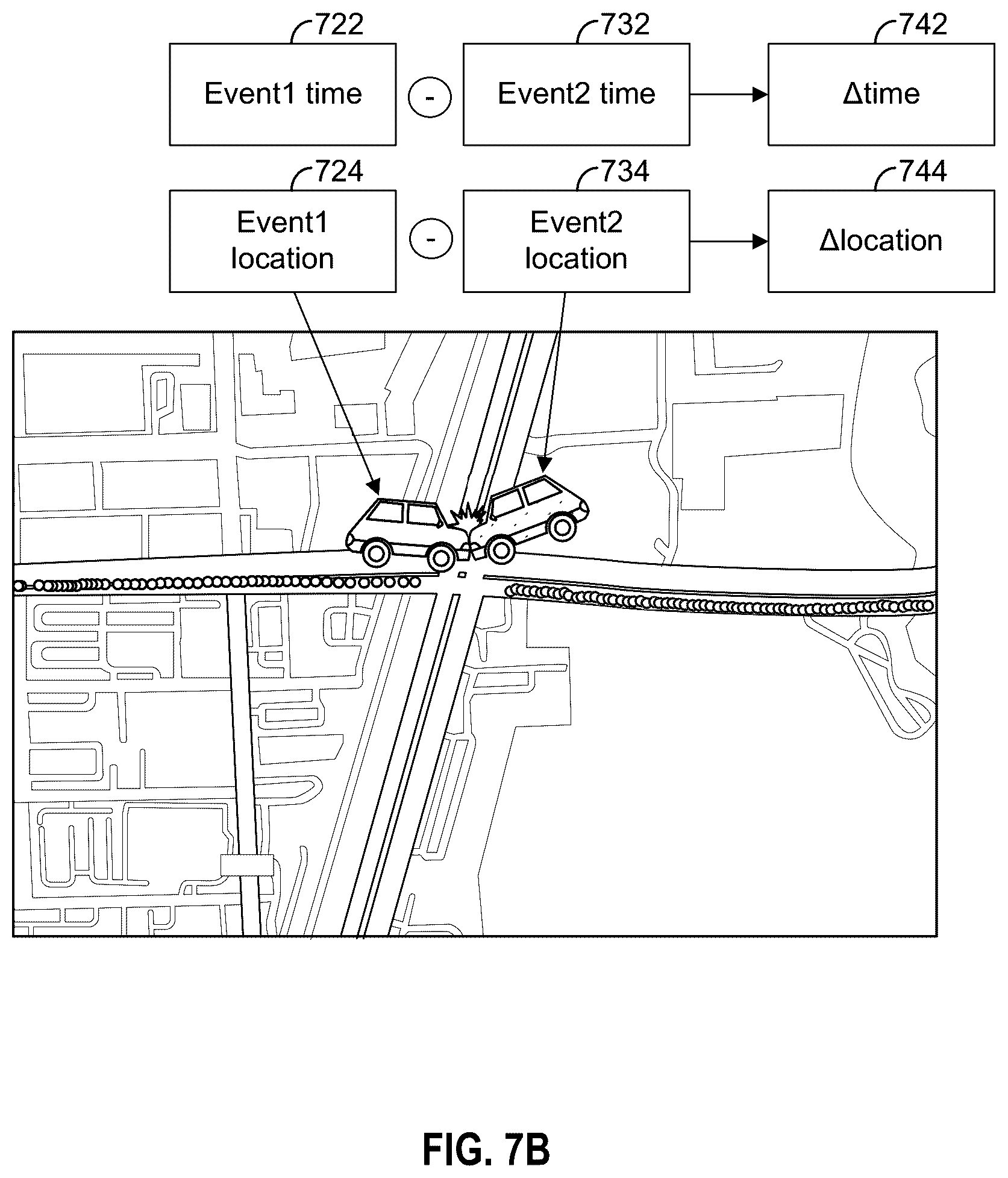 Patent US12417705 Figure 10 – Method and system for vehicle crash prediction using multi-vehicle data