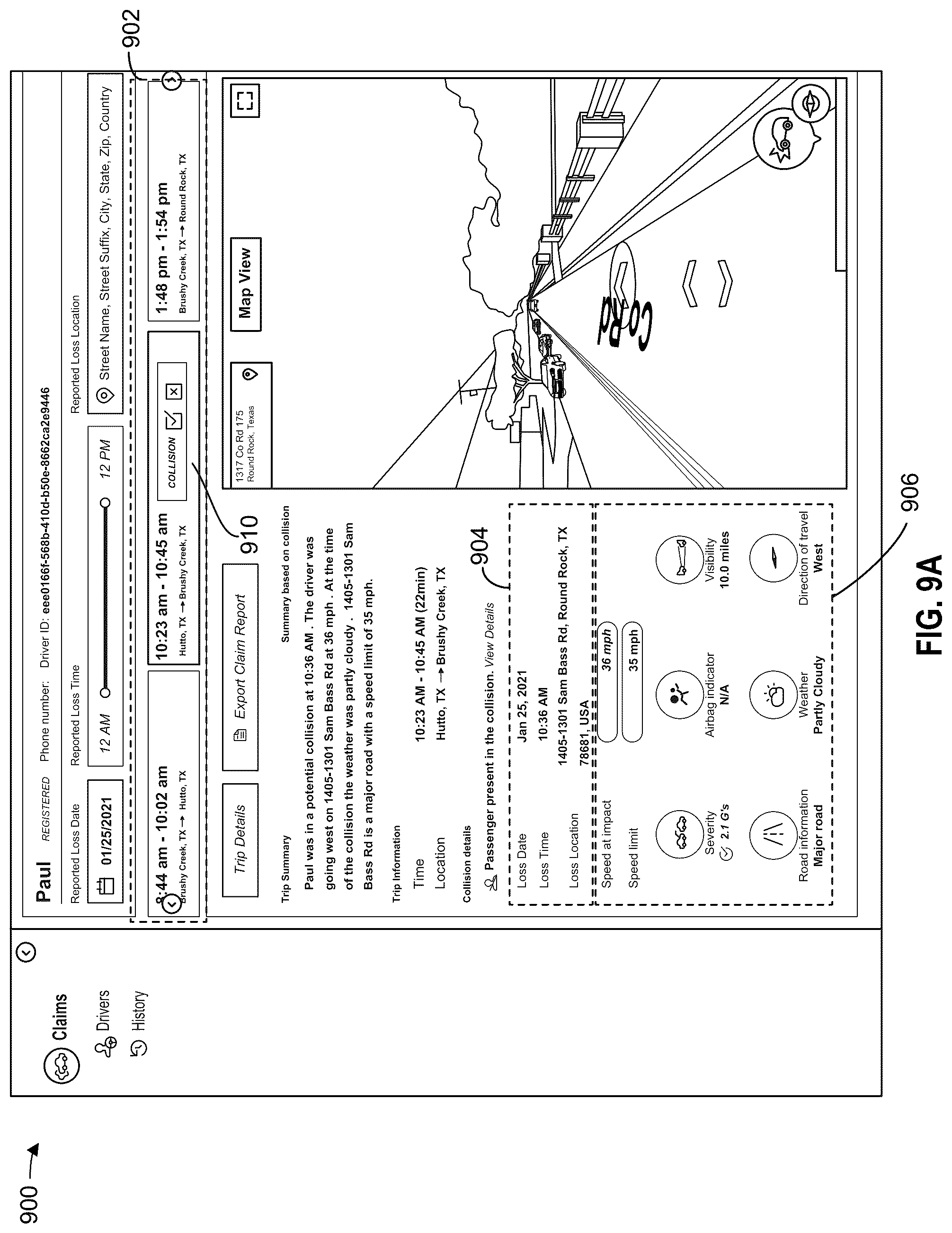 Patent US12417705 Figure 15 – Method and system for vehicle crash prediction using multi-vehicle data