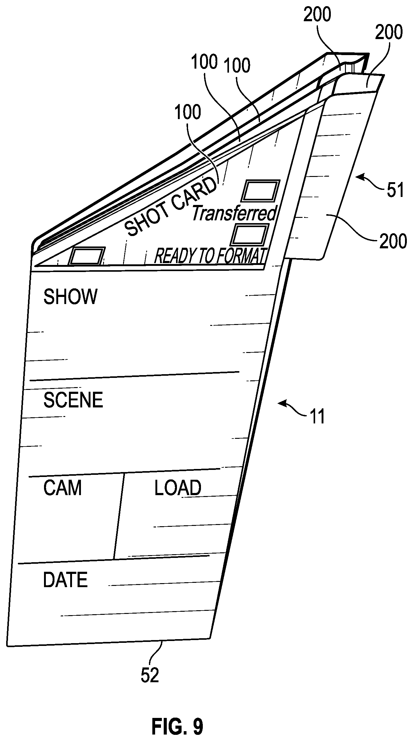 Patent US12417718 Figure 8 – Tape adhesive tag with tab system