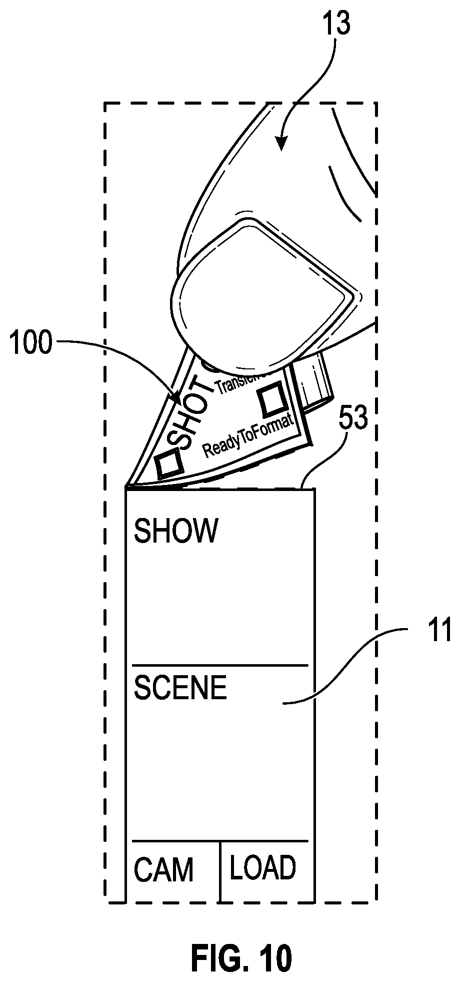 Patent US12417718 Figure 9 – Tape adhesive tag with tab system
