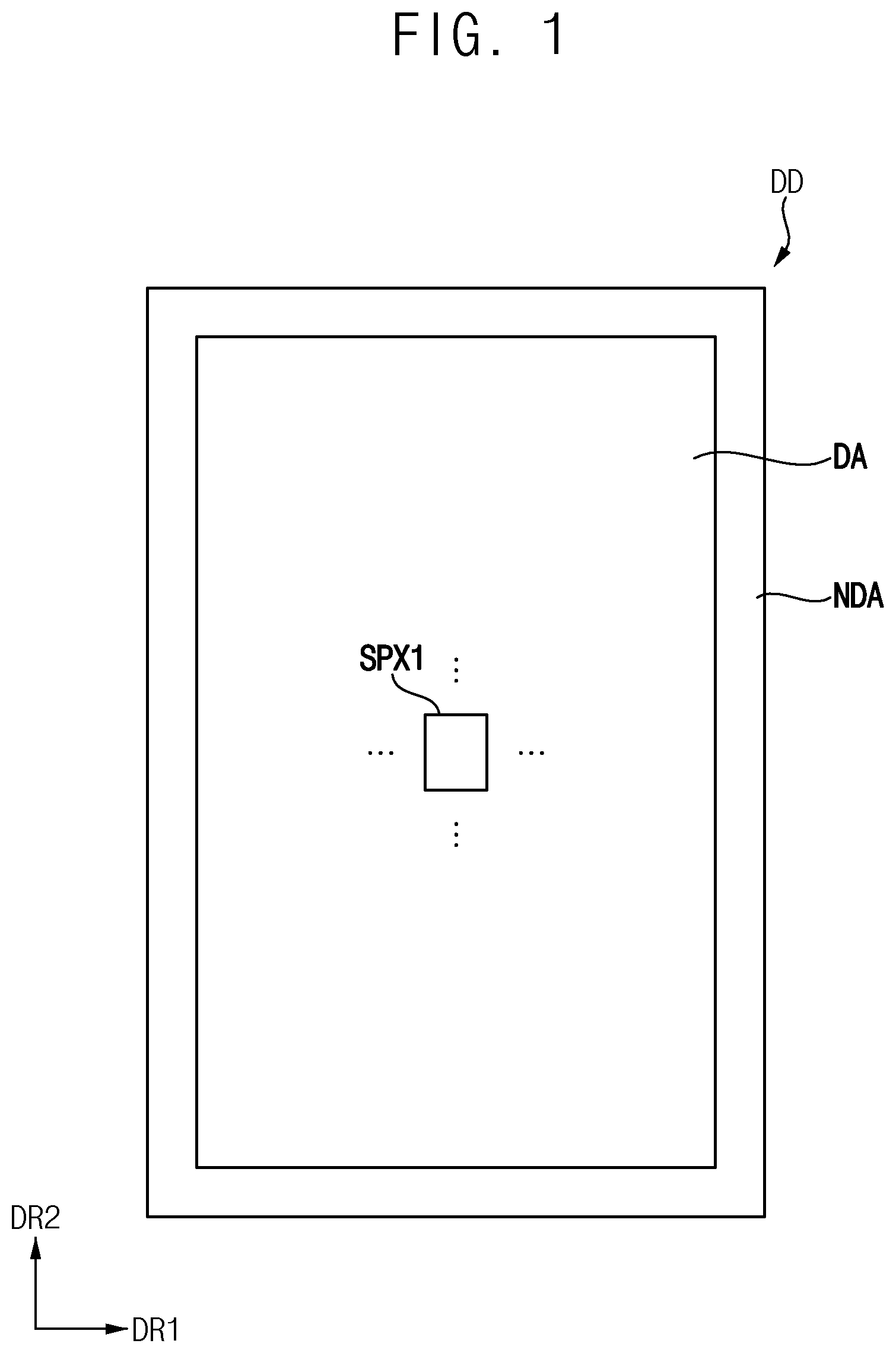 Patent US12417731 Figure 1 – Display device having capacitor including intermediate area