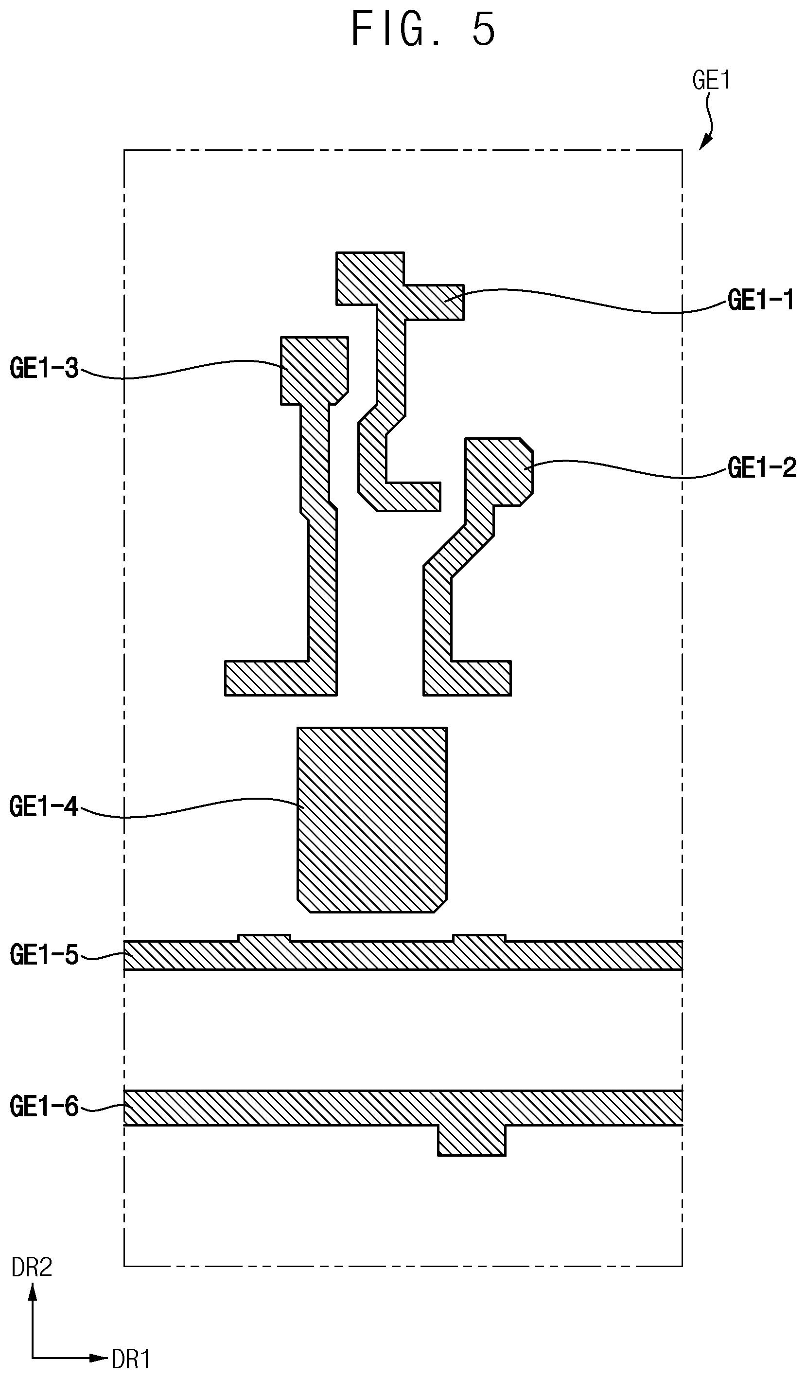 Patent US12417731 Figure 5 – Display device having capacitor including intermediate area
