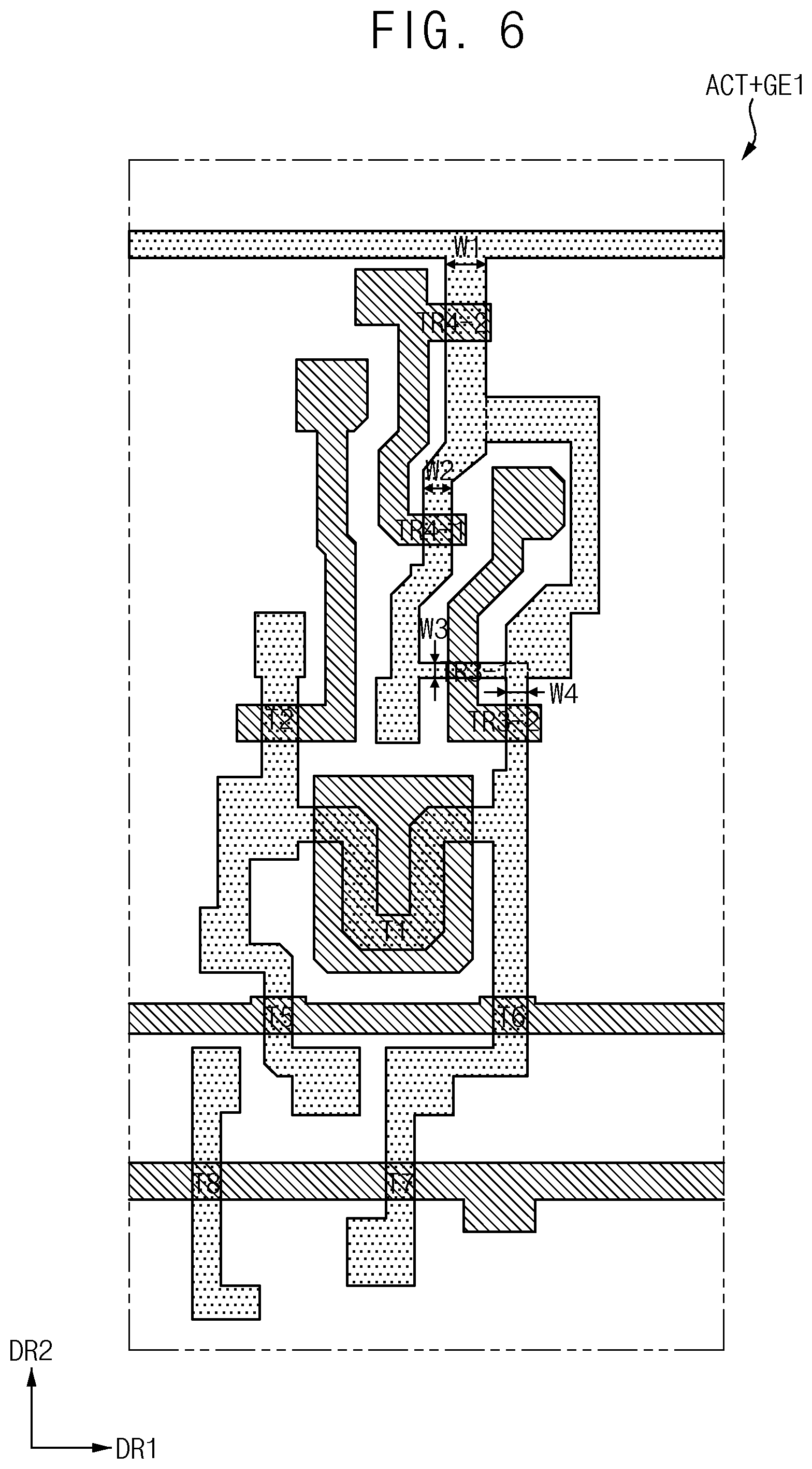 Patent US12417731 Figure 6 – Display device having capacitor including intermediate area