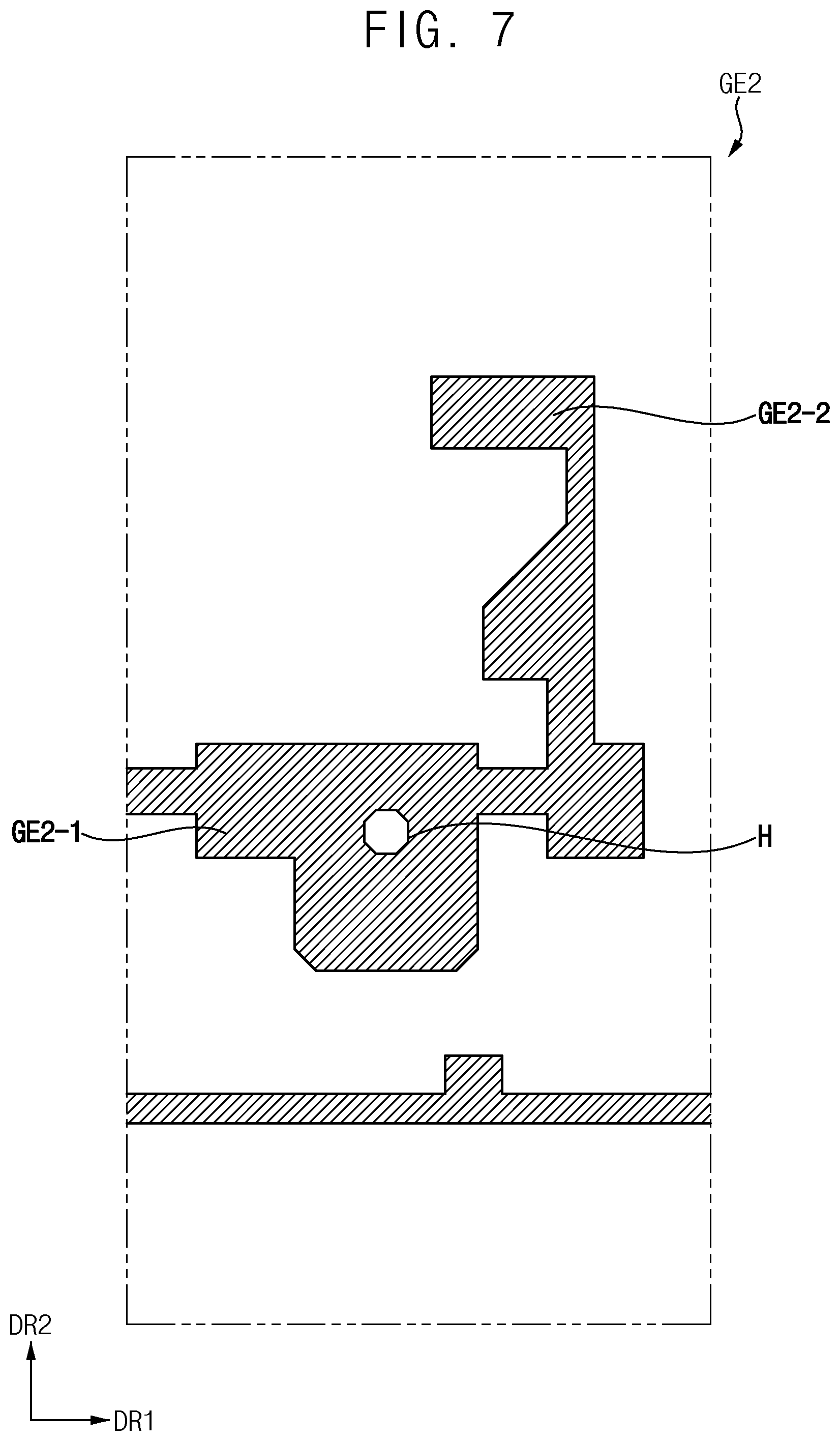 Patent US12417731 Figure 7 – Display device having capacitor including intermediate area