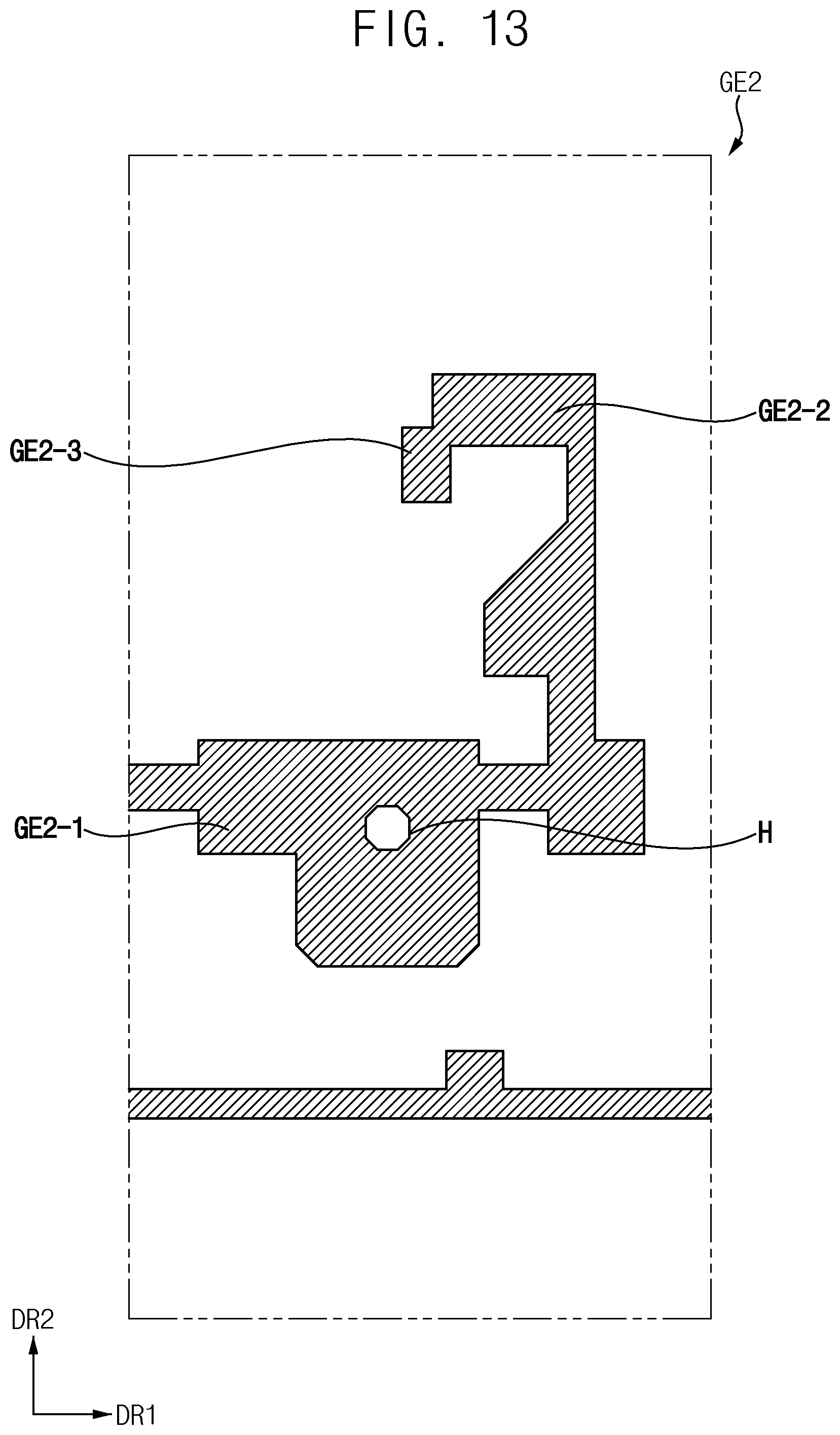 Patent US12417731 Figure 13 – Display device having capacitor including intermediate area