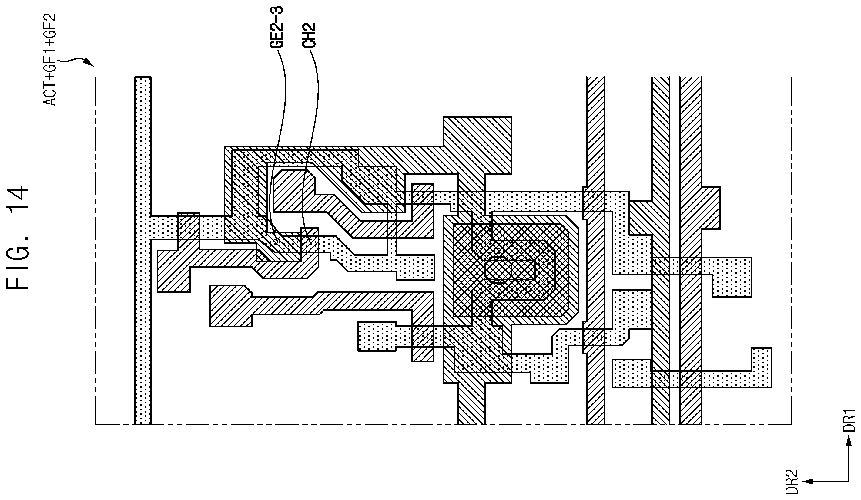 Patent US12417731 Figure 14 – Display device having capacitor including intermediate area
