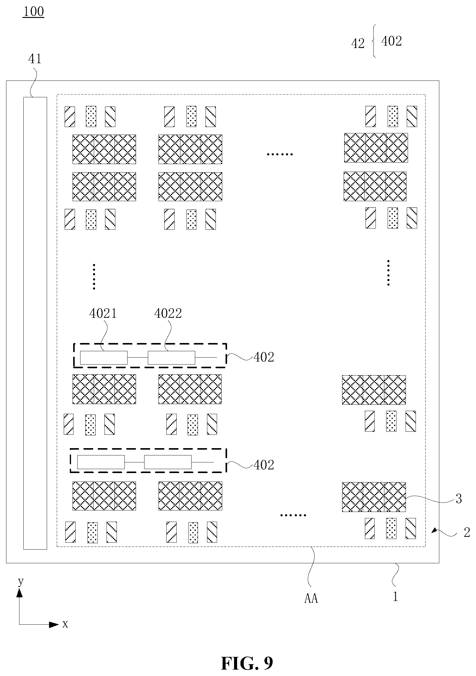 Patent US12417733 Figure 8 – Display panel and display device
