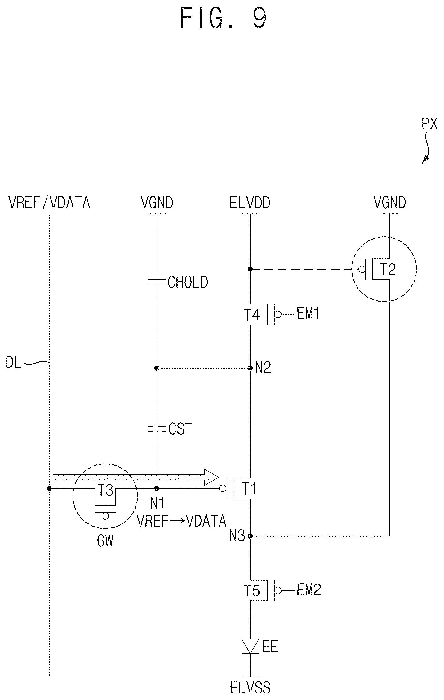 Patent US12417735 Figure 9 – Pixel and display device including the same